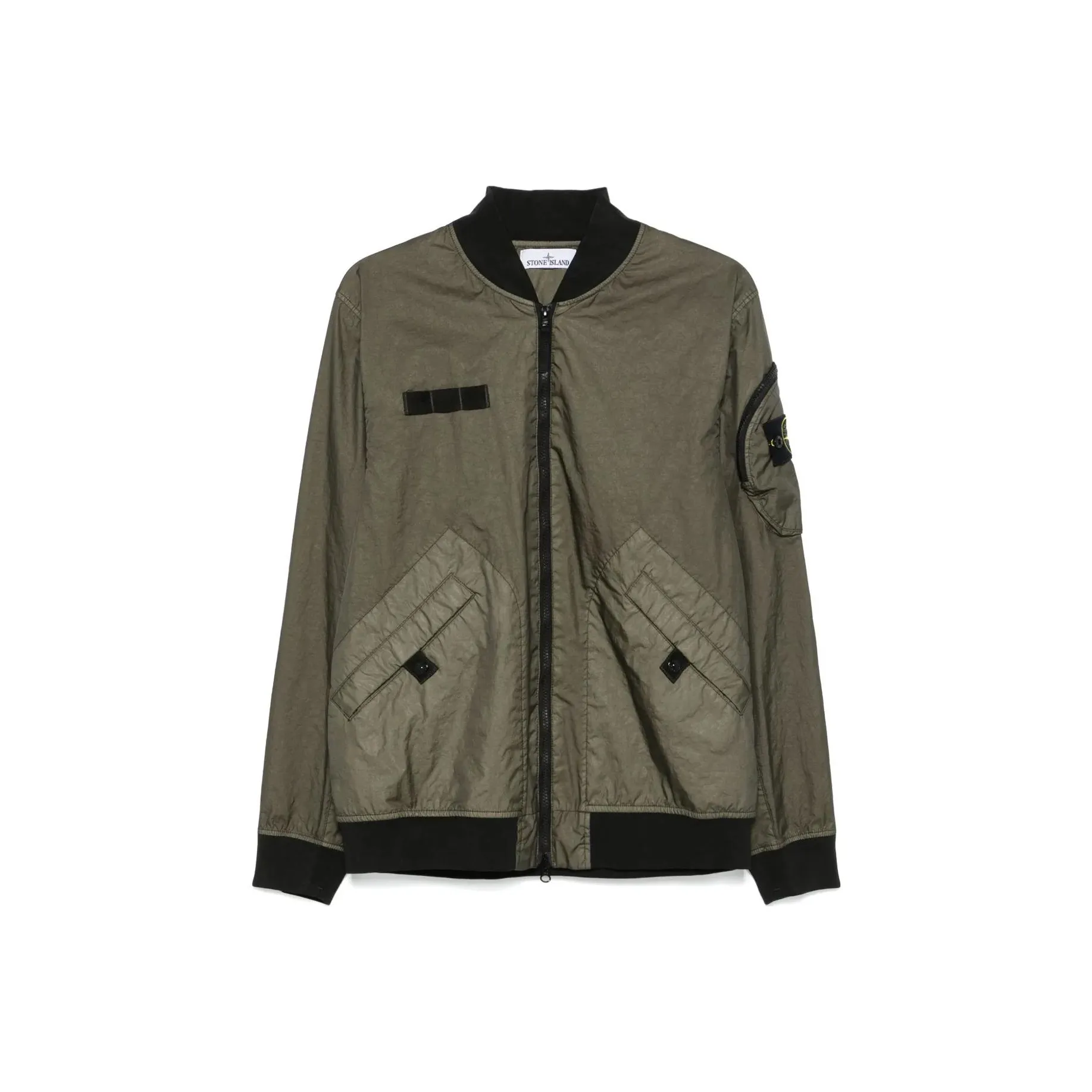 STONE ISLAND Zip up Bomber Jacket