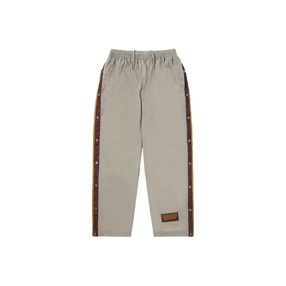 Thisisneverthat SS23 Вязаные Спортивные Штаны Мужские Бежево-Серые
