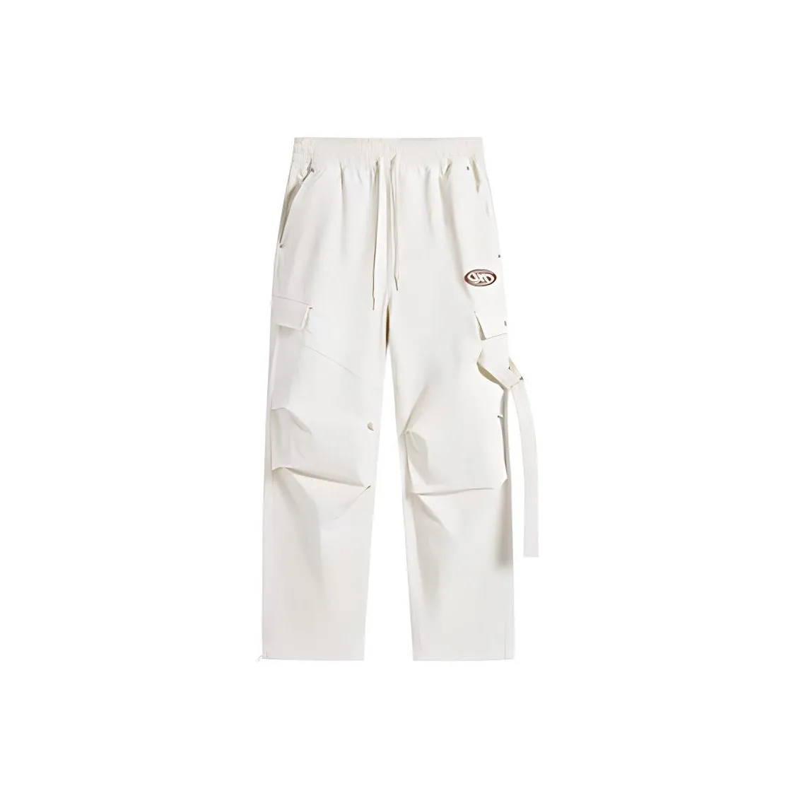 XTEP Cargo Pants Unisex Cotton White