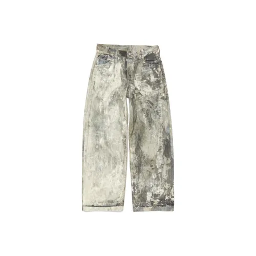 ACNE STUDIOS Холодный серый Мужские Джинсы