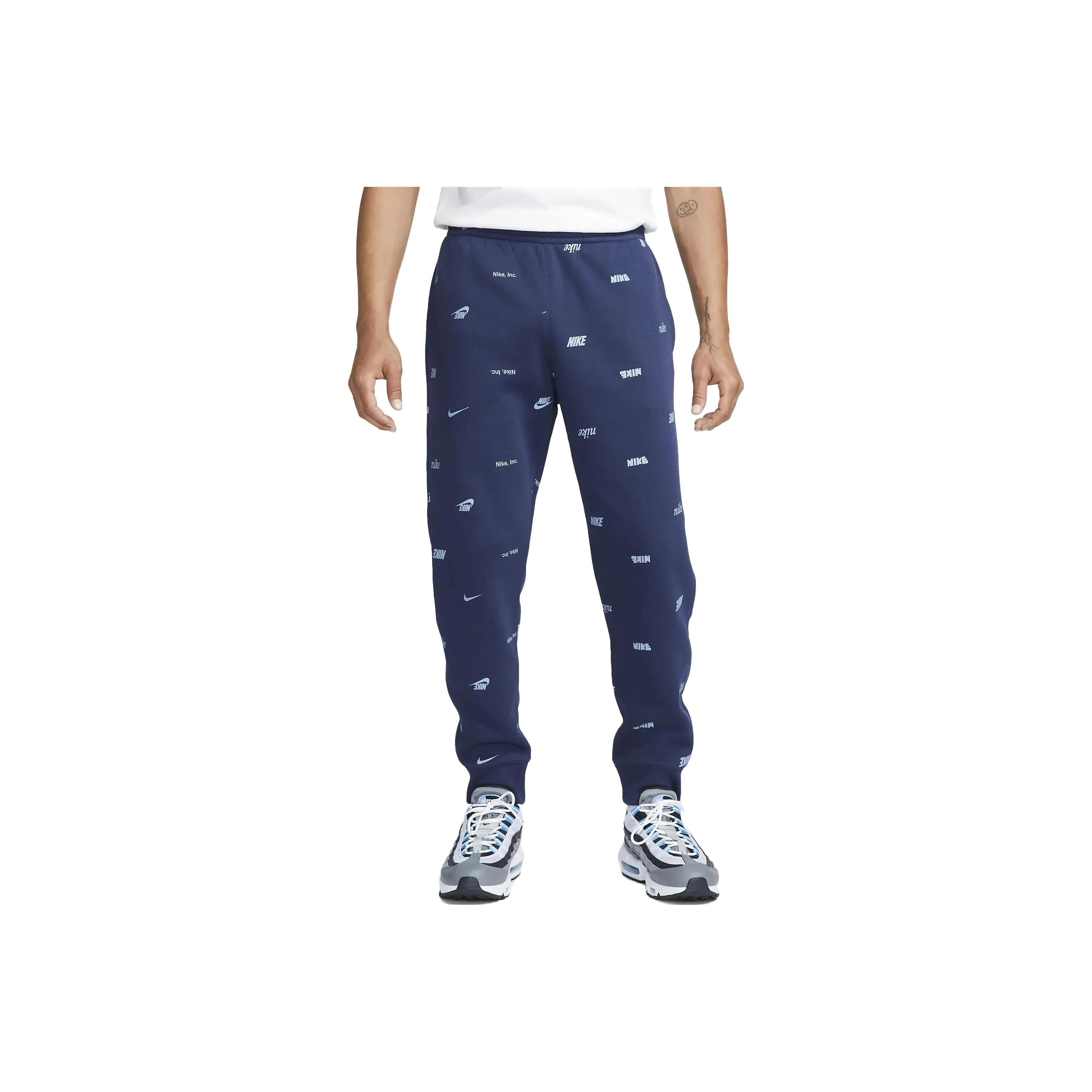 Nike Knitted Sweatpants Men's Blue
