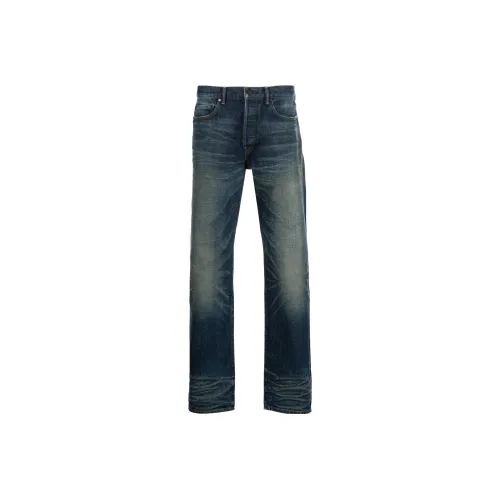 JOHN ELLIOTT Blue Мужские Джинсы