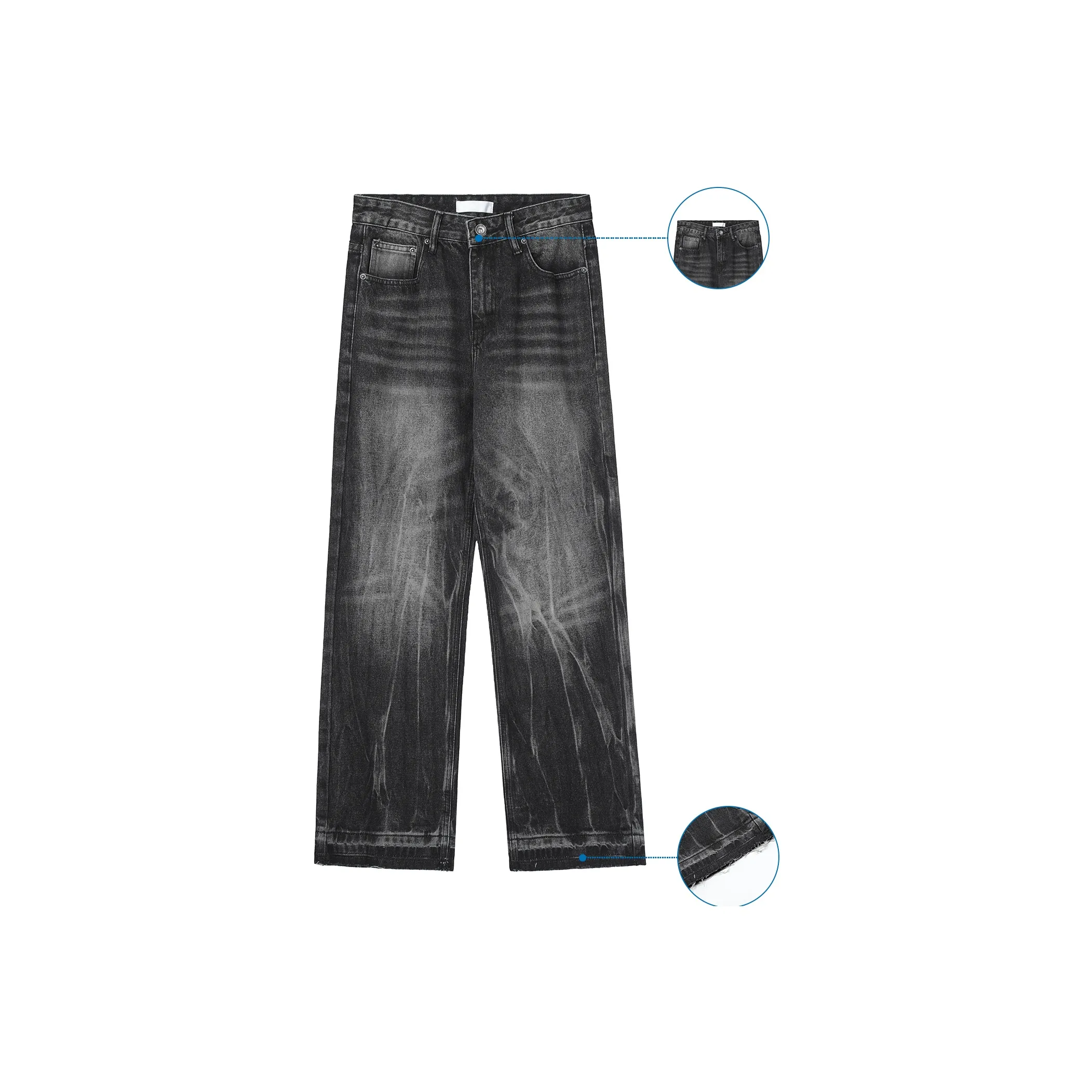 MT99 Jeans Men's Black Gray Color