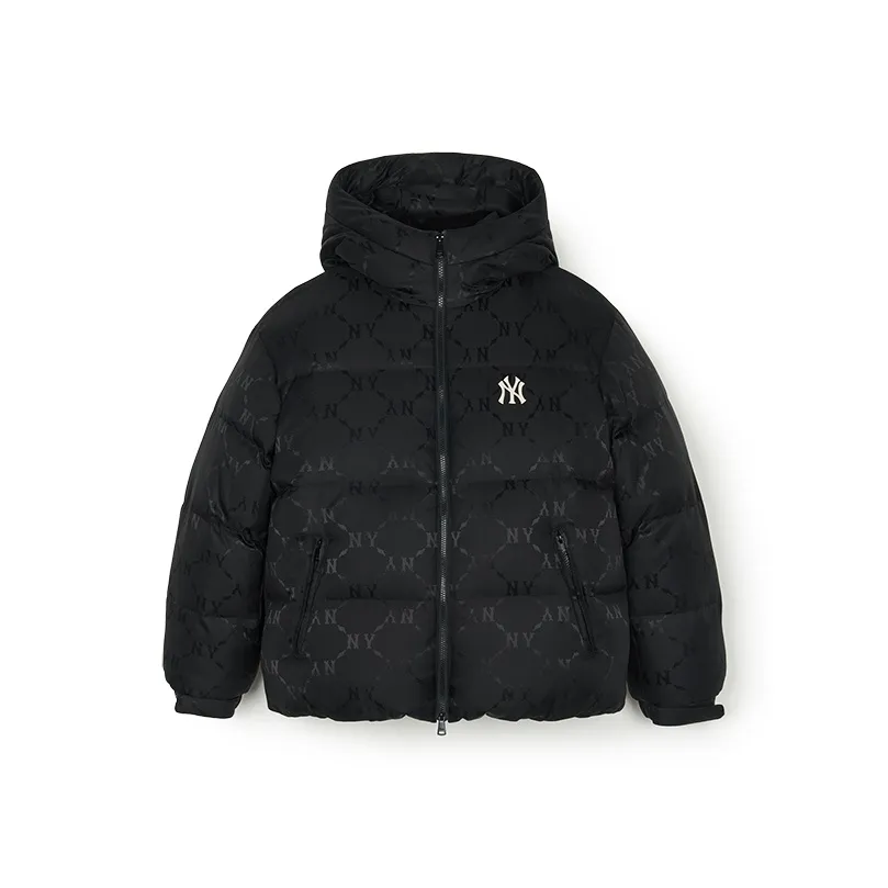 MLB Base Logo New York Yankees Down Jacket Unisex Black