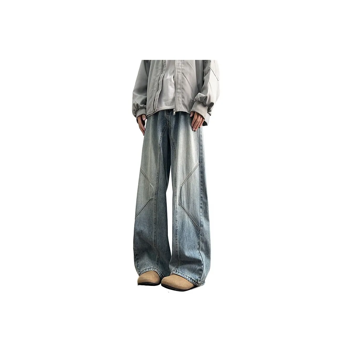 stonewashed jeans loewe trousers black