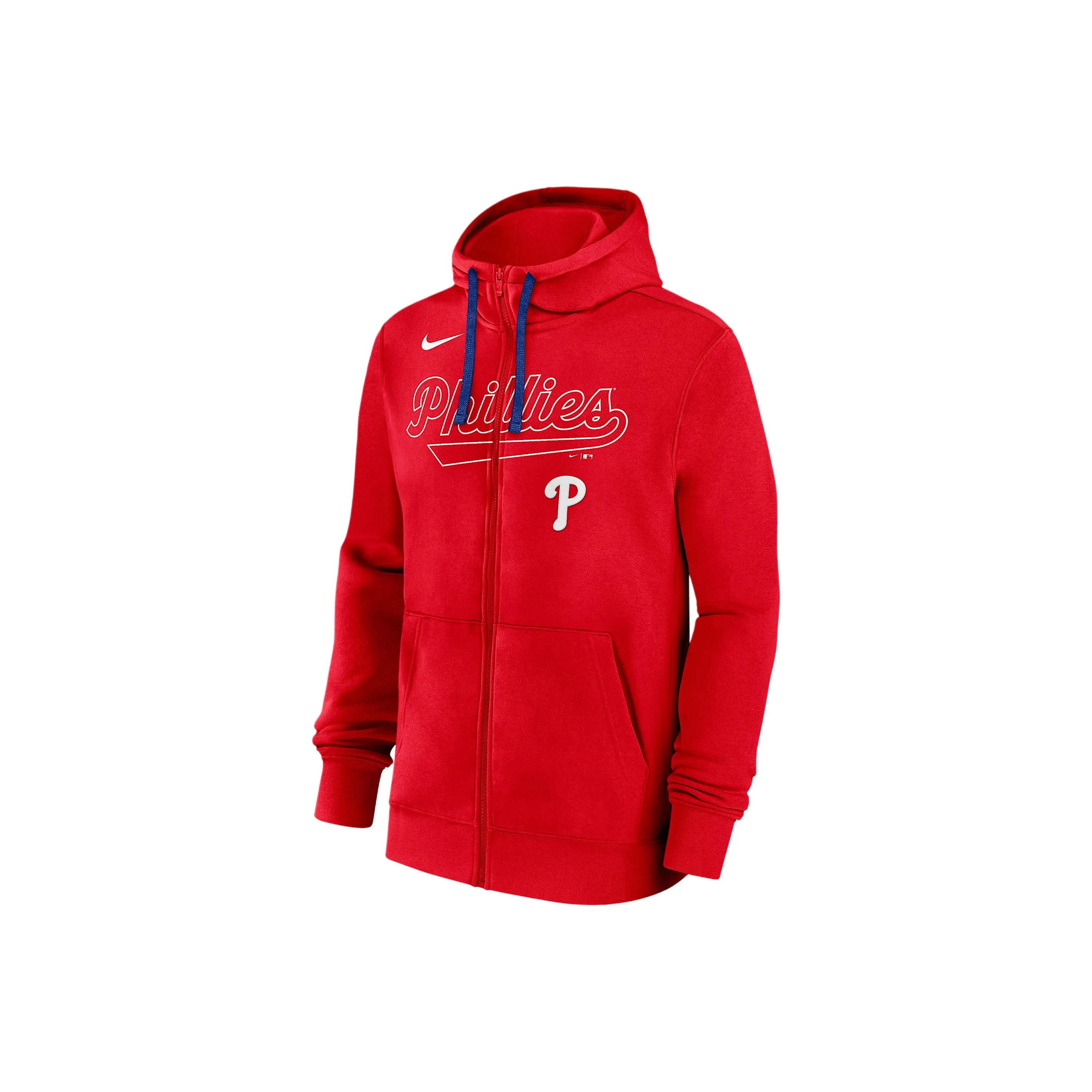Nike Philadelphia Phillies Knockout Script Men's Nike Mlb Full Zip pink hoodie