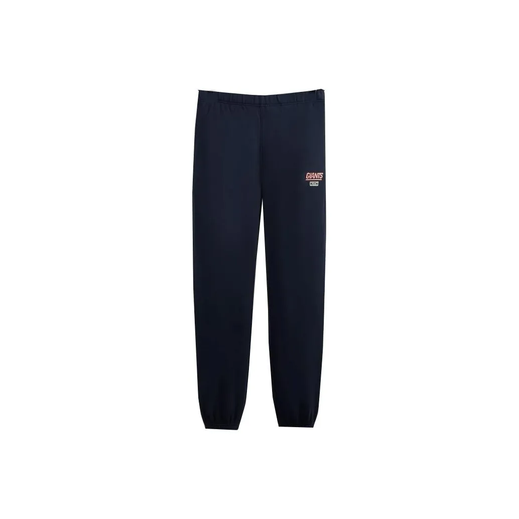 KITH x NFL Giants Nelson Тренировочные брюки Вязаные Тренировочные брюки Унисекс Синий