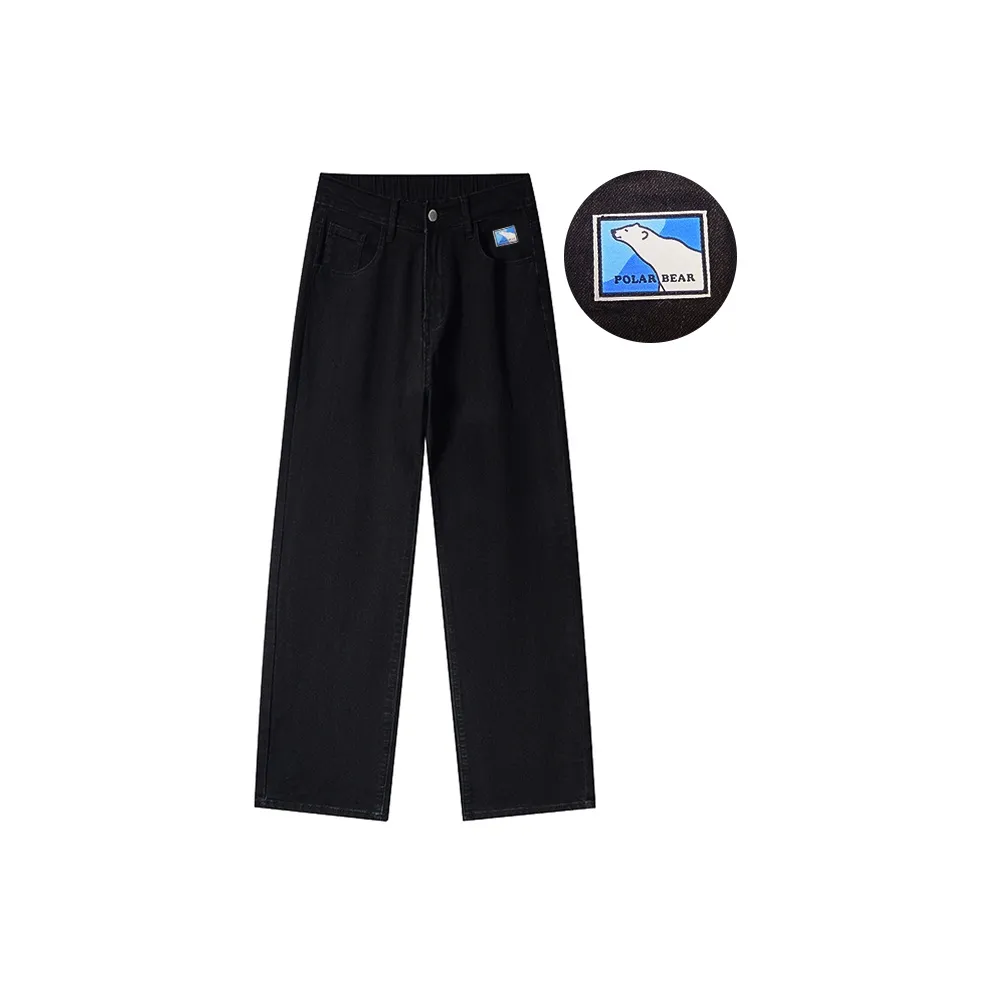 POLAR BEAR Стираемые Джинсы Унисекс Черный