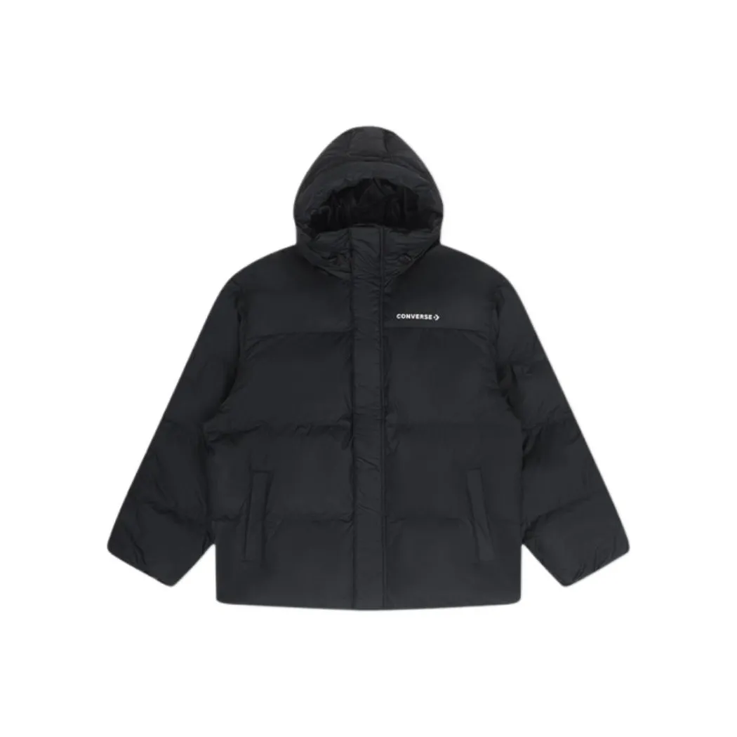 Конверс Хлопковый пуховик Мужской Черный