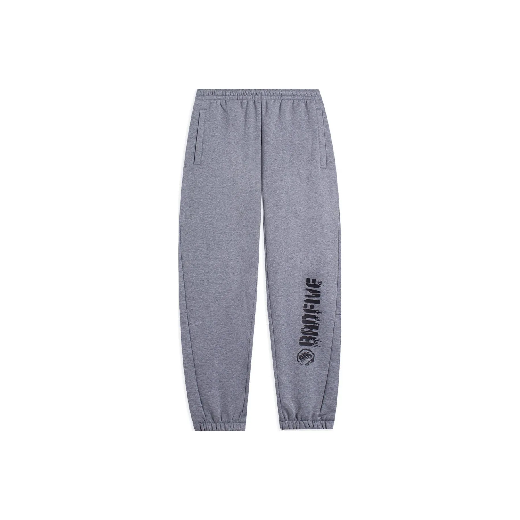 LiNing Badfive Knitted Sports Pants Men's Heather Gray Shark Gray