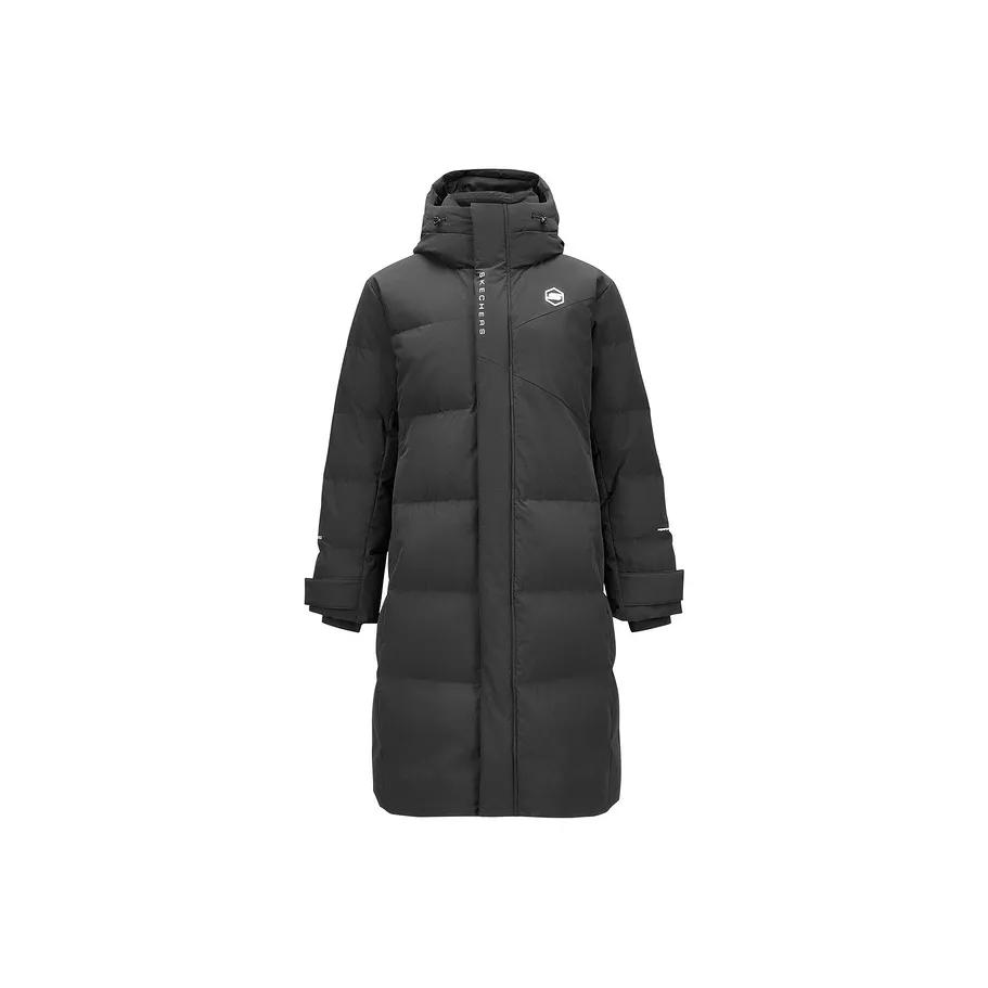 Skechers Comfort Sports Series Пуховик Мужской Угольный Черный