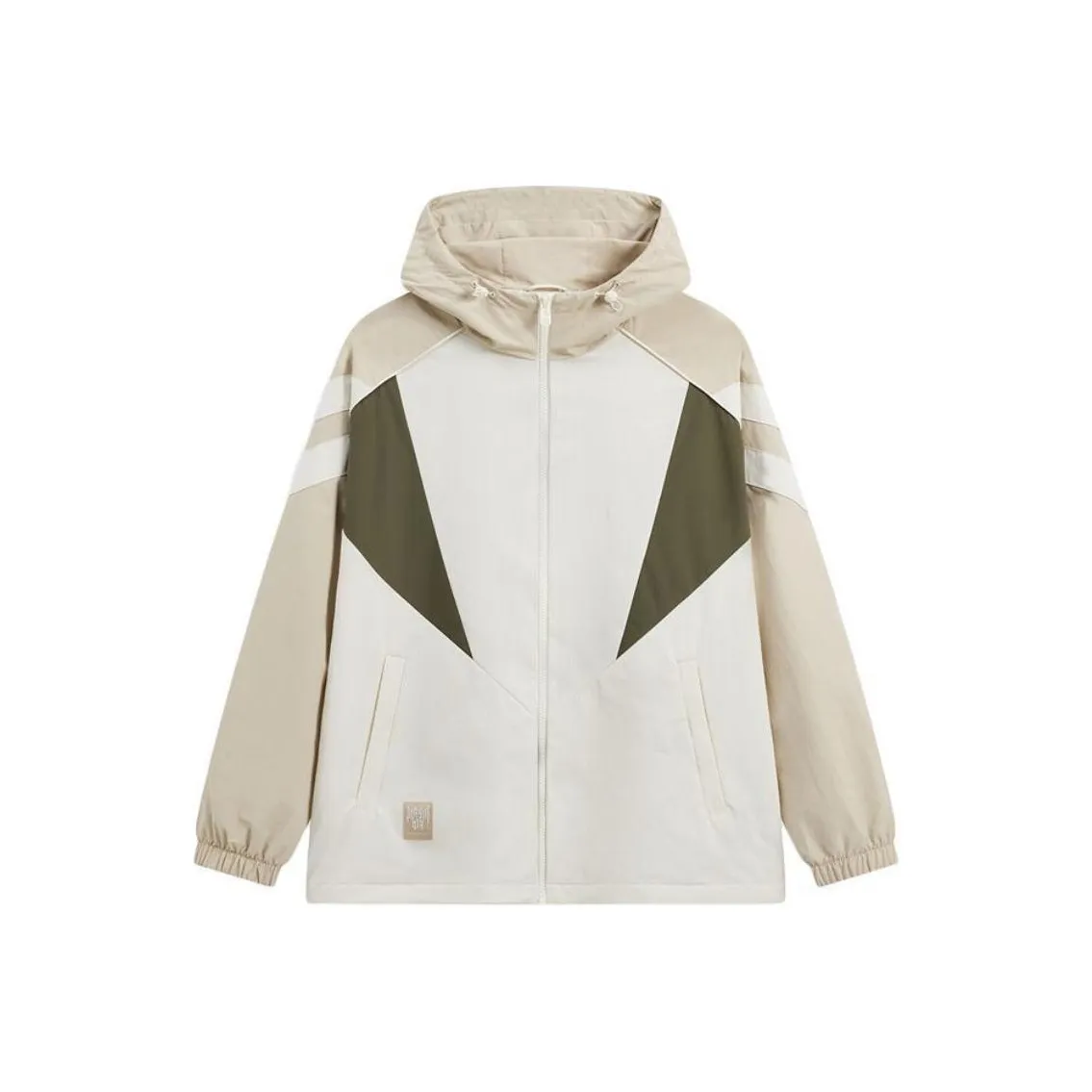 XTEP Тренчкот Мужской Rock Желтый Хлопок Белый Сосна Зеленый