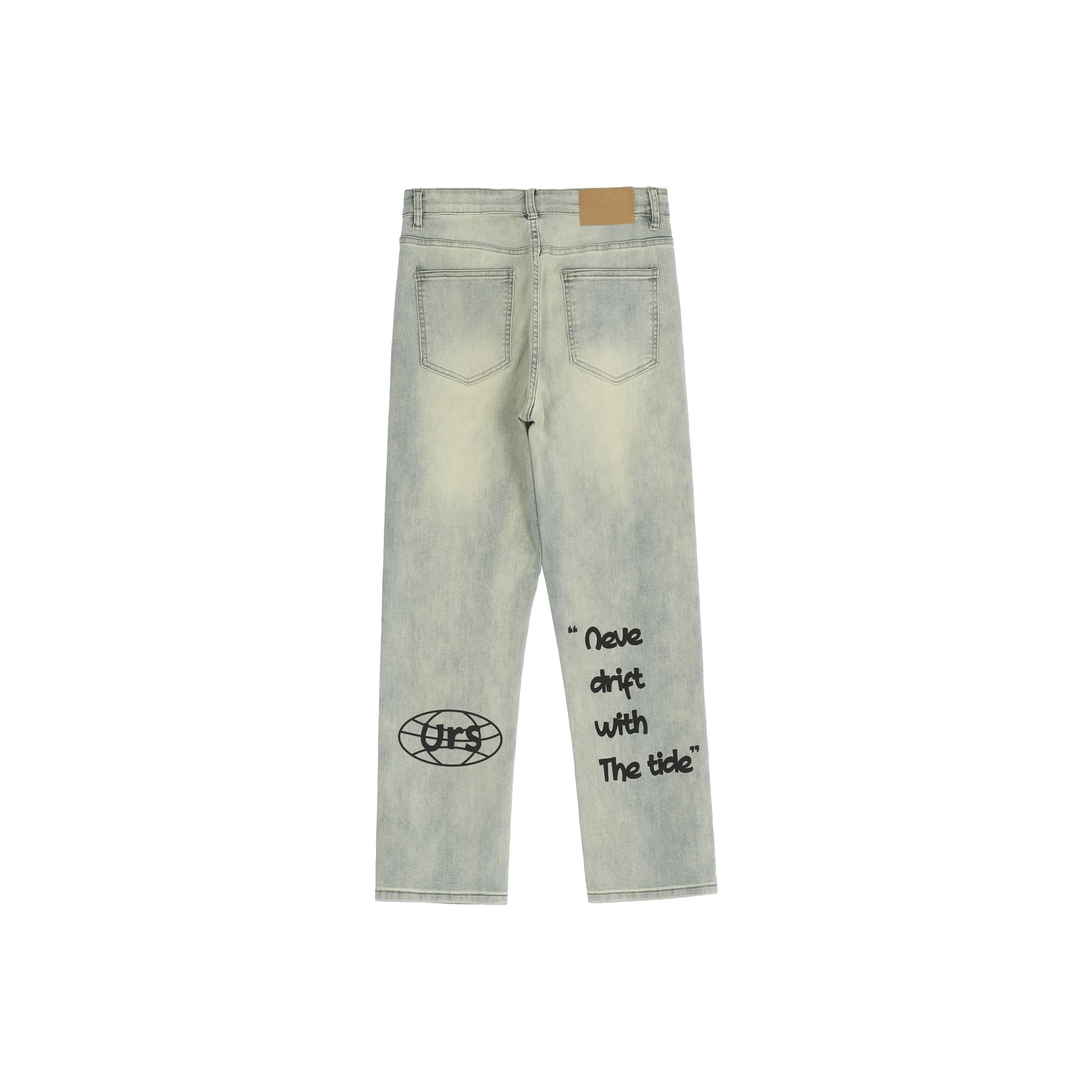 URS GGON Jeans Unisex Yellow Mud