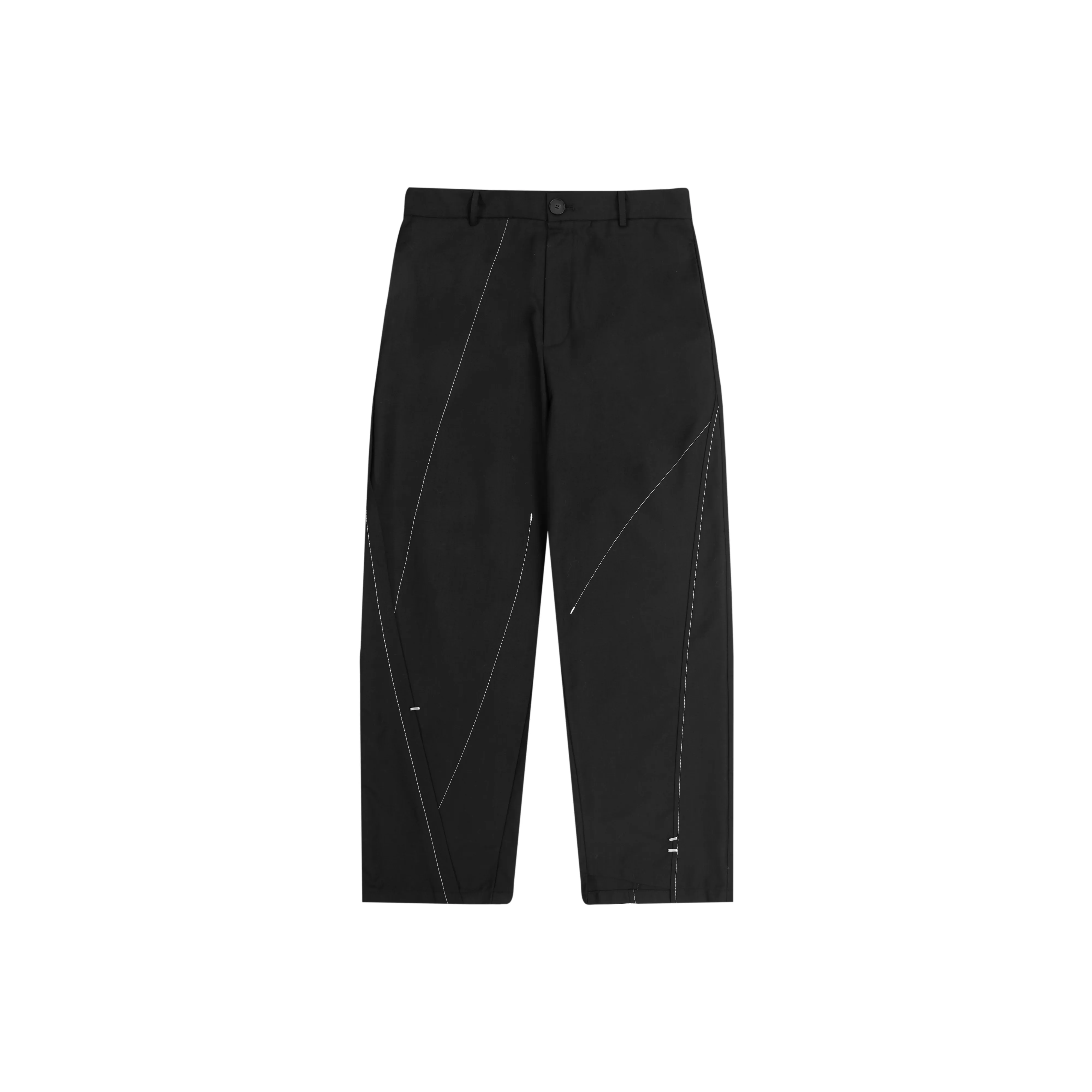 HARSH AND CRUEL Черные унисекс повседневные брюки