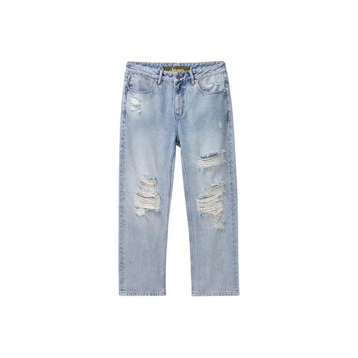 JEEP Светло-синие Унисекс Джинсы