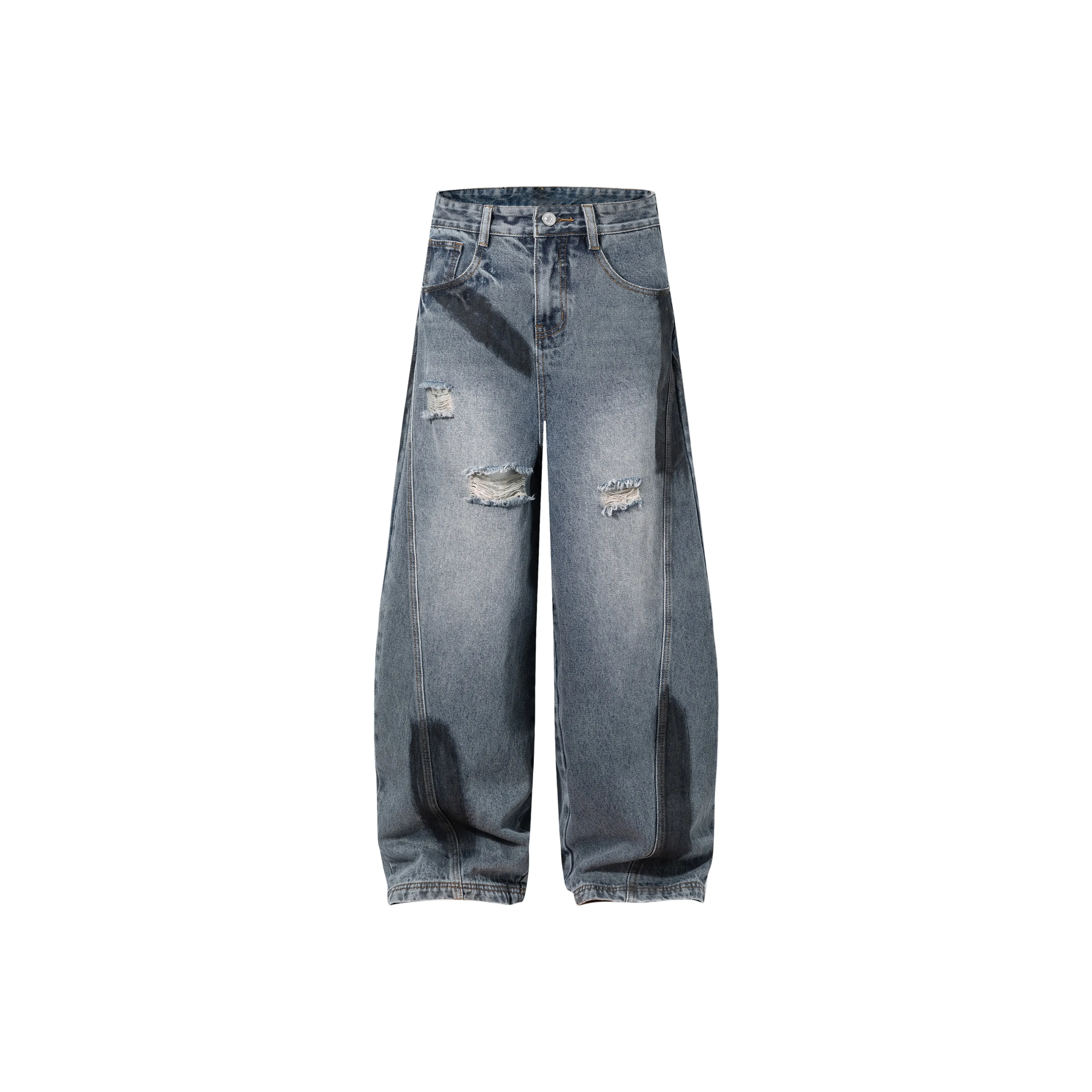 Pallsupol Jeans Unisex Color Block