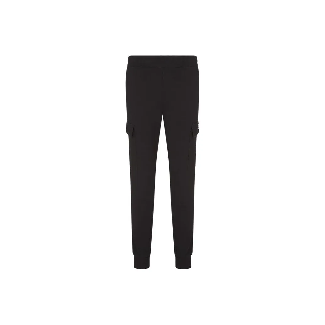 Ea7 EMPORIO ARMANI Logo Printed Elasticated Waistband Cargo Trousers