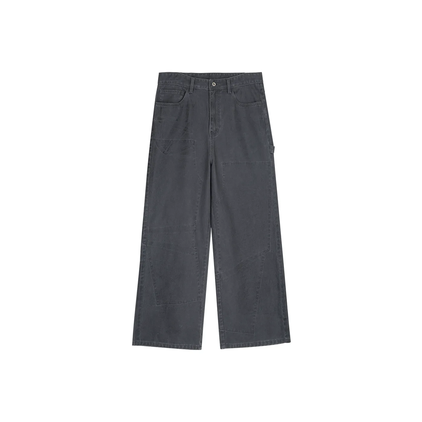 SIMPLE PROJECT Jeans Unisex Metallic Black