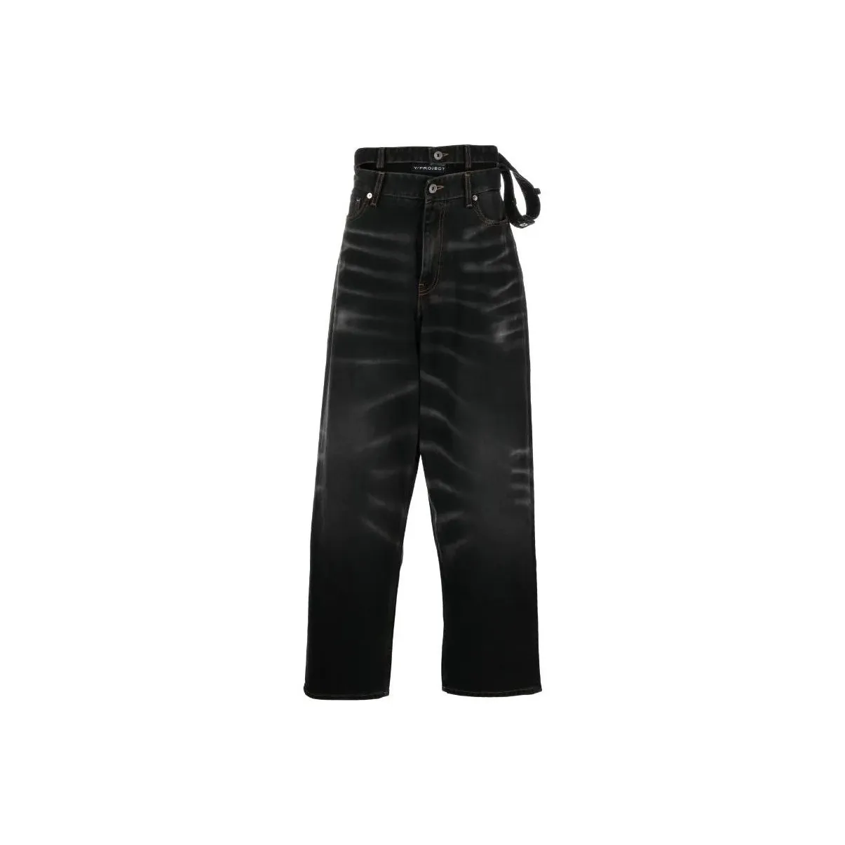 Y Project Черные Унисекс Джинсы