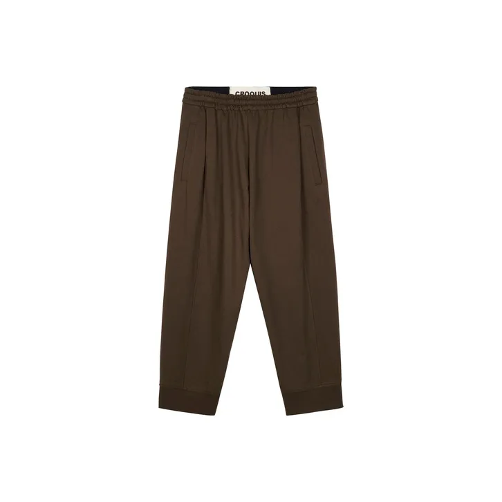 CROQUIS 219 Коричнево-кофейные унисекс джинсы