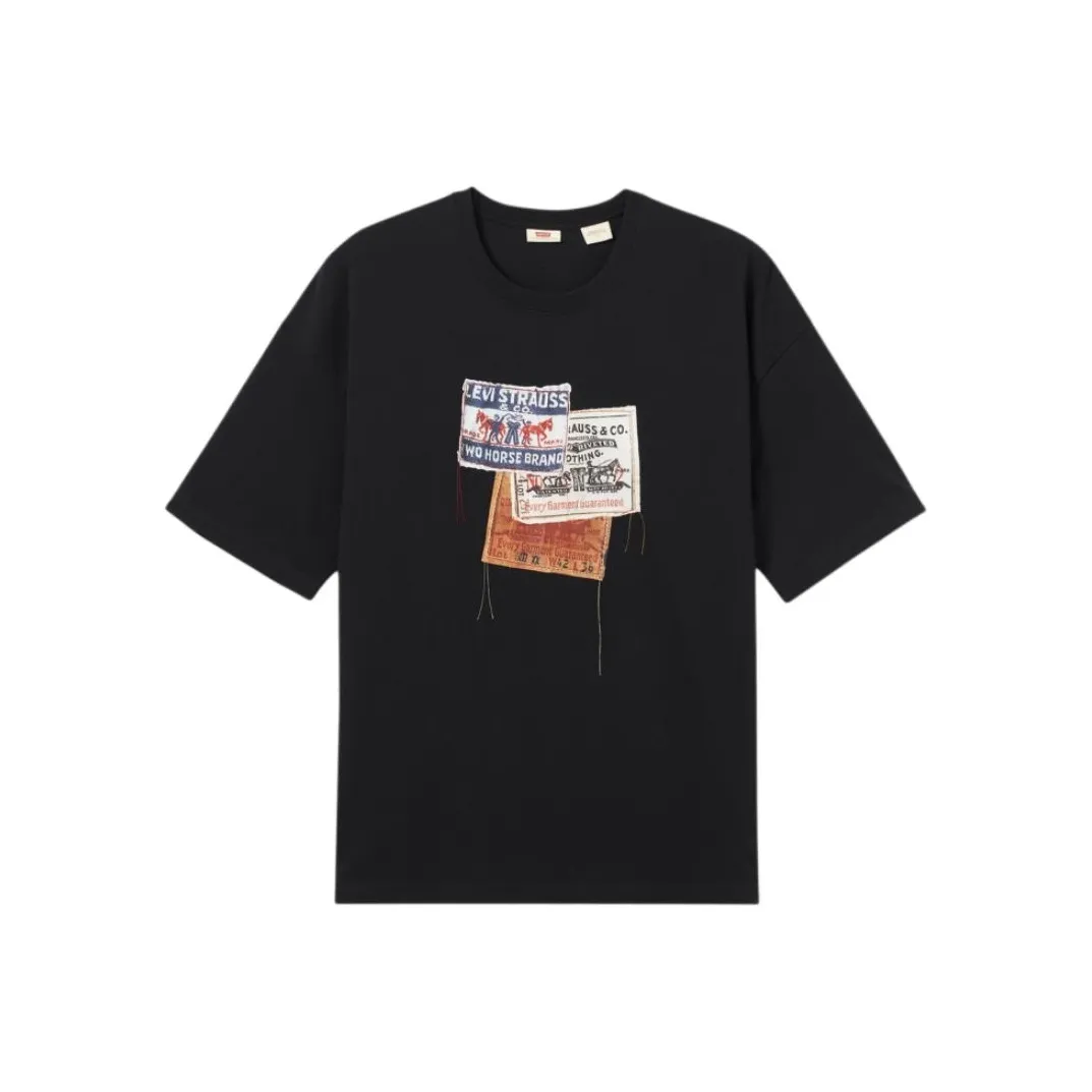 Levis Мужские Черные T-Рубашки