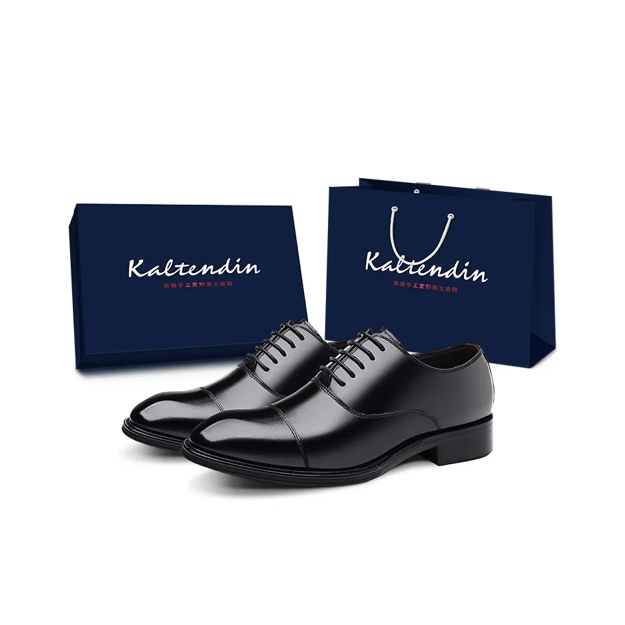 Kaltendin Тело Коровья Кожа Удобный Универсальный Бизнес Повседневный Стиль Обувь Мужская