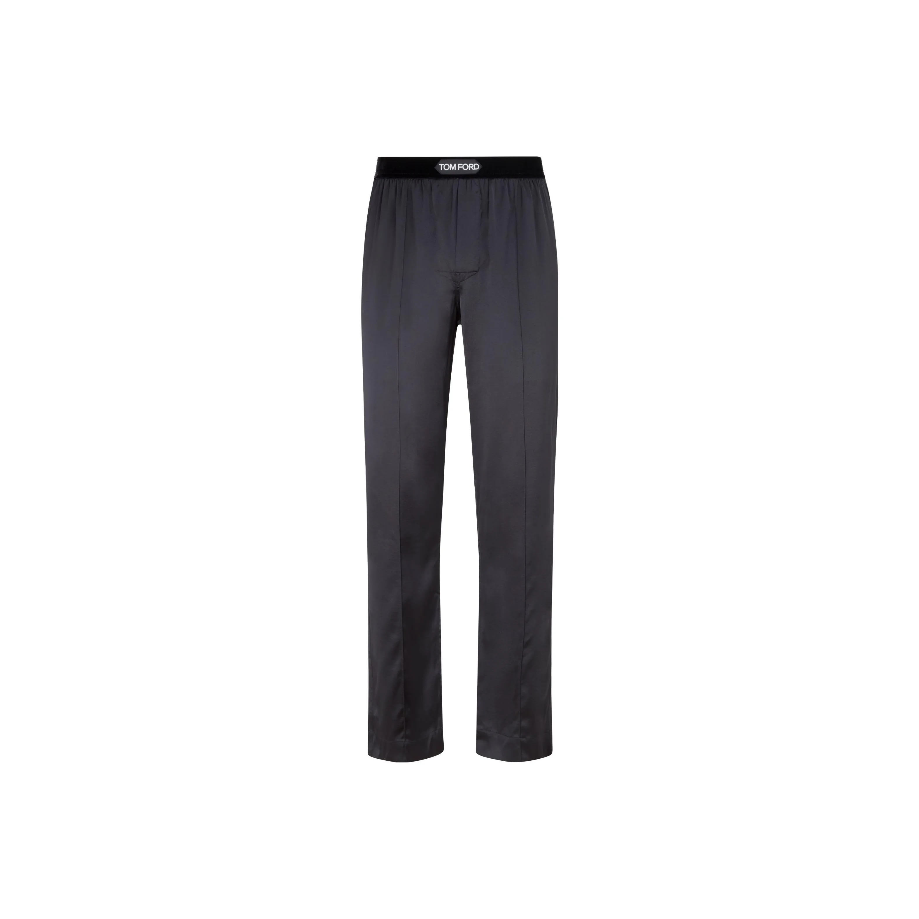 TOM FORD Logo waistband Silk Pajama Trousers