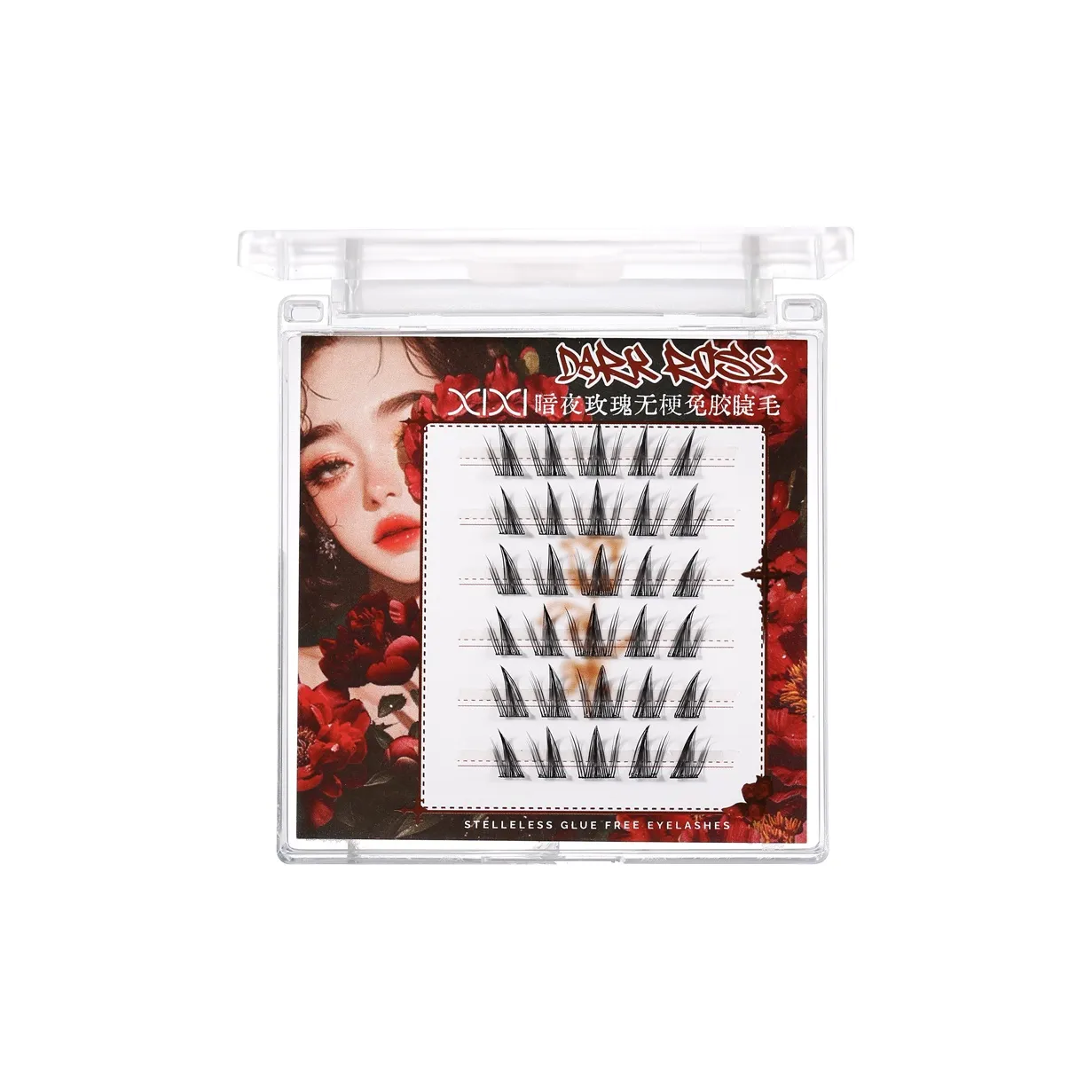 Xixi Темно-ночной Розовый Стиль Искусственные ресницы Естественный Увеличивающий Стиль