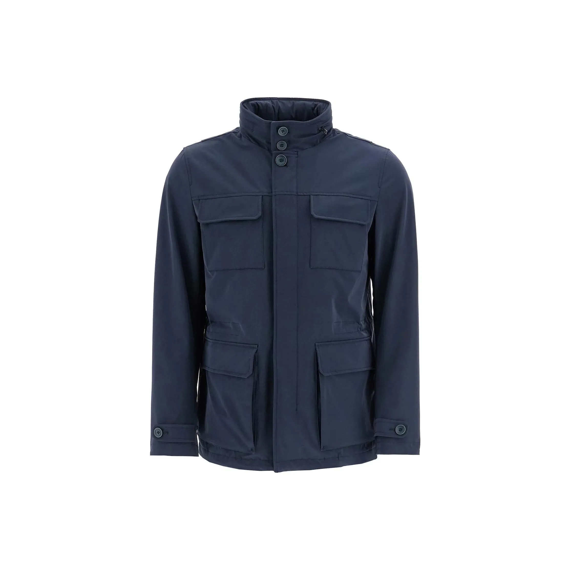 HERNO High Neck Long Sleeved Jacket