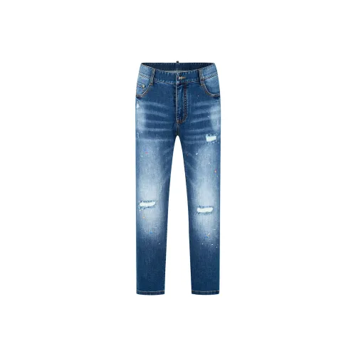 Cavalli Class Мужские Джинсы Синие