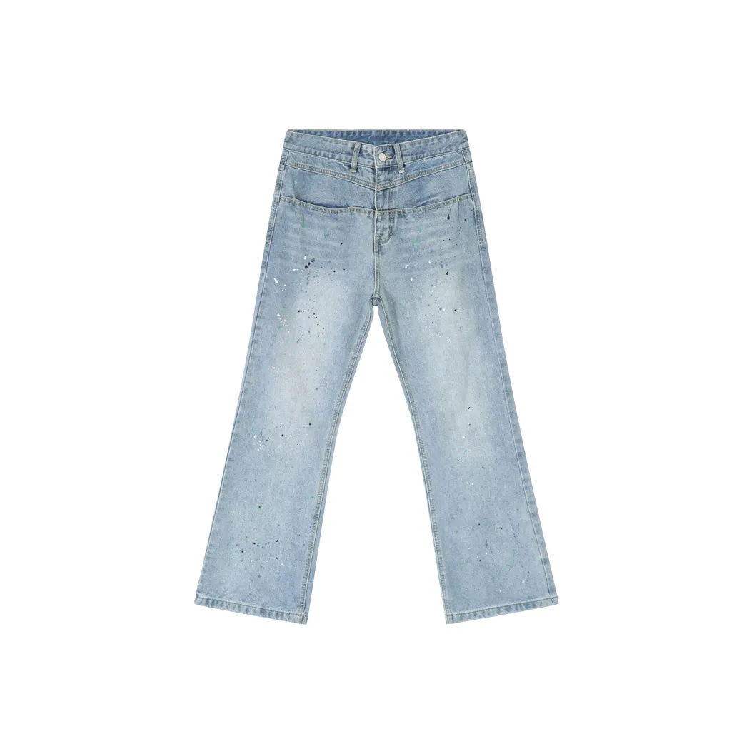 Voguo Relay Bootcut Jeans Unisex Black Blue