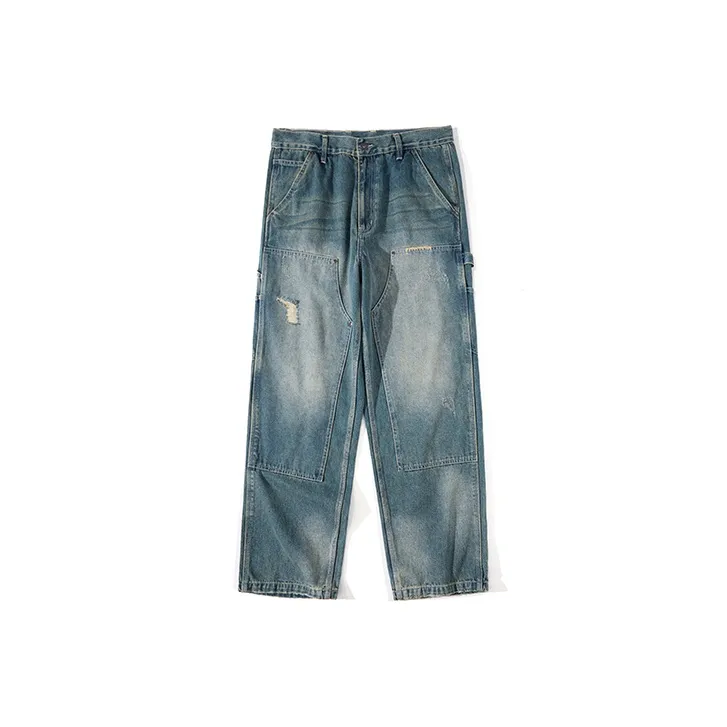 NOTHOMME Джинсы Унисекс Ностальгический Синий