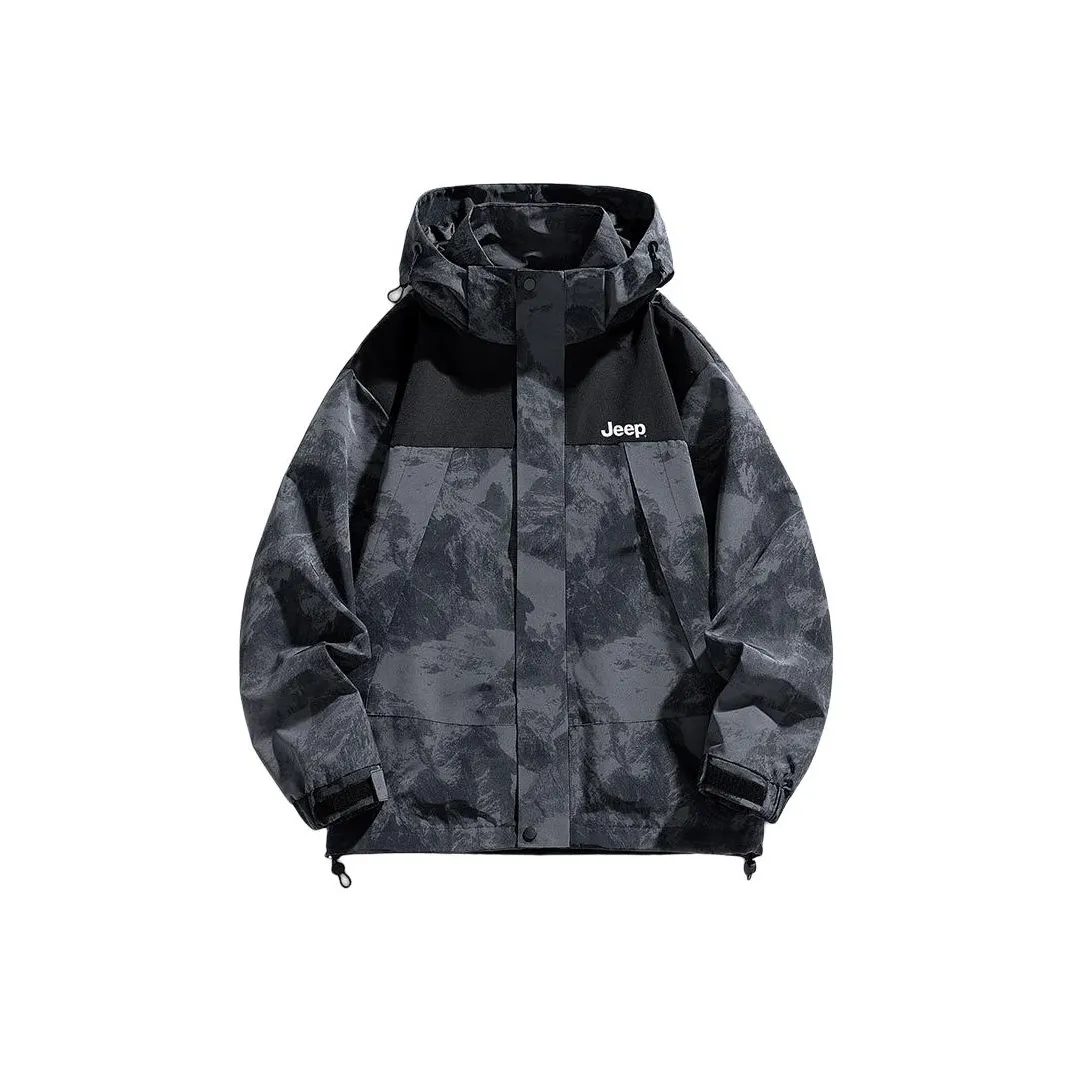 JEEP Поход Водонепроницаемый Ветрозащитный And Дышащий Тренчкот Куртка Унисекс