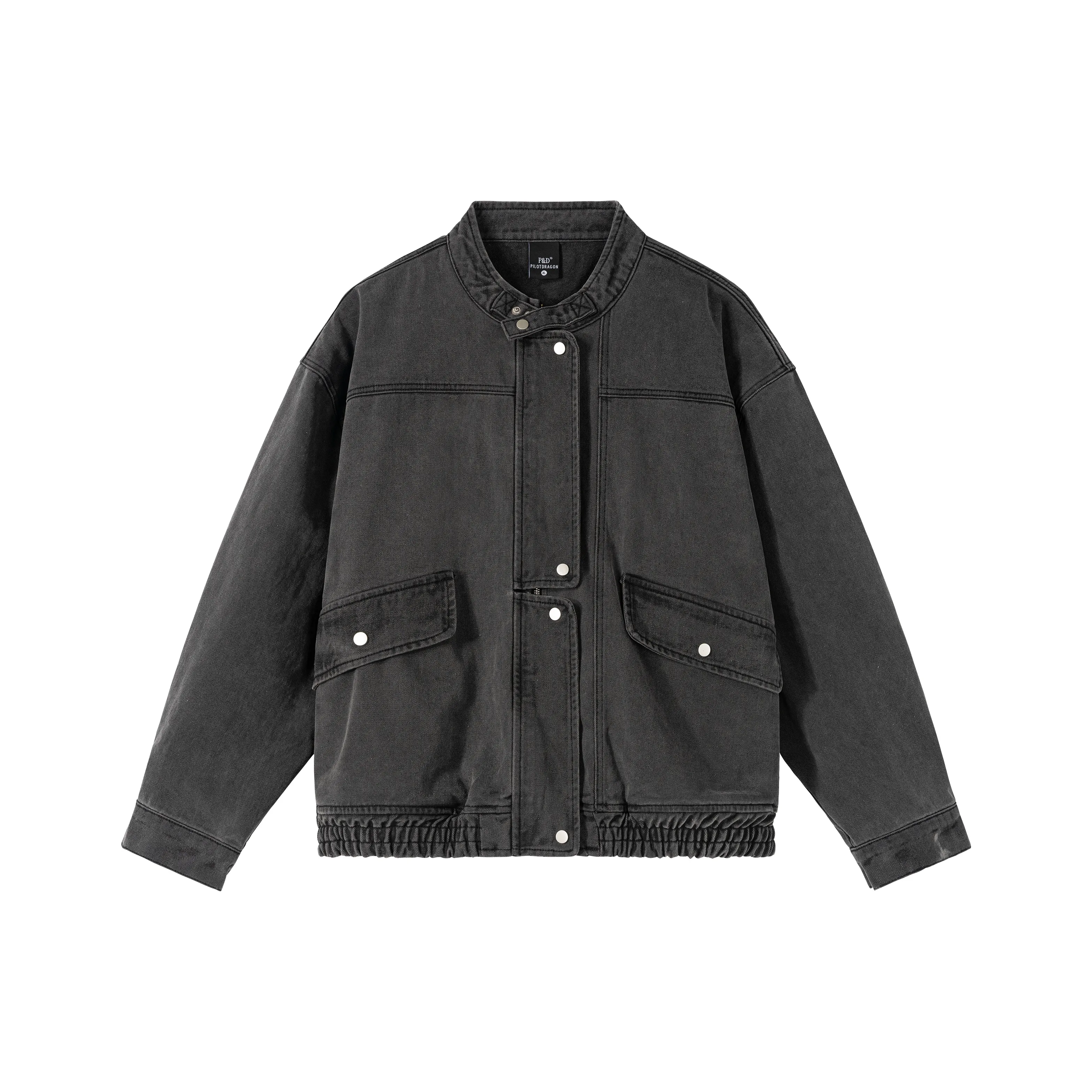 PILOTDRAGON P&D 24FW Denim Jackets & Coats Unisex Dark Gray