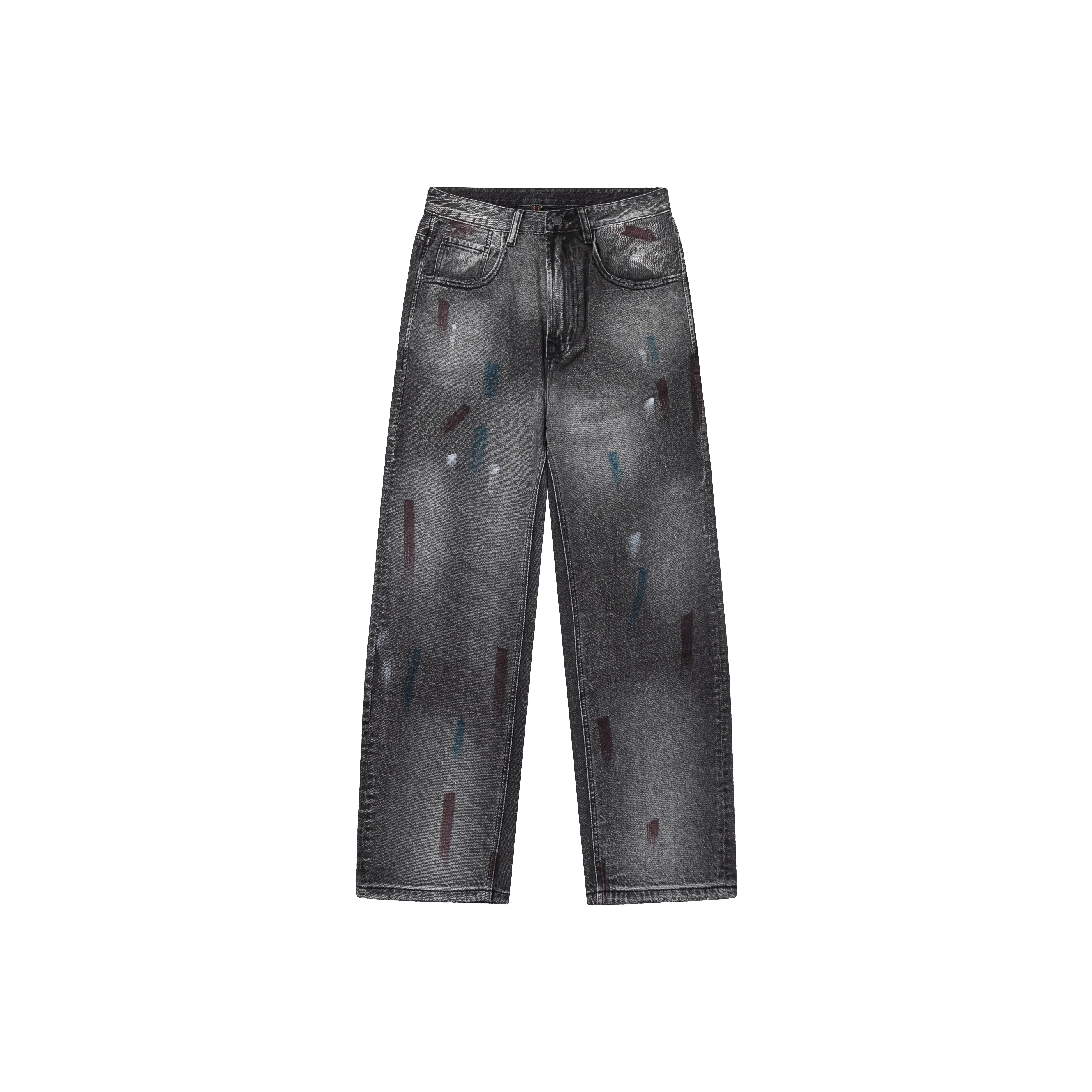 YICHEN Черные Мужские Джинсы