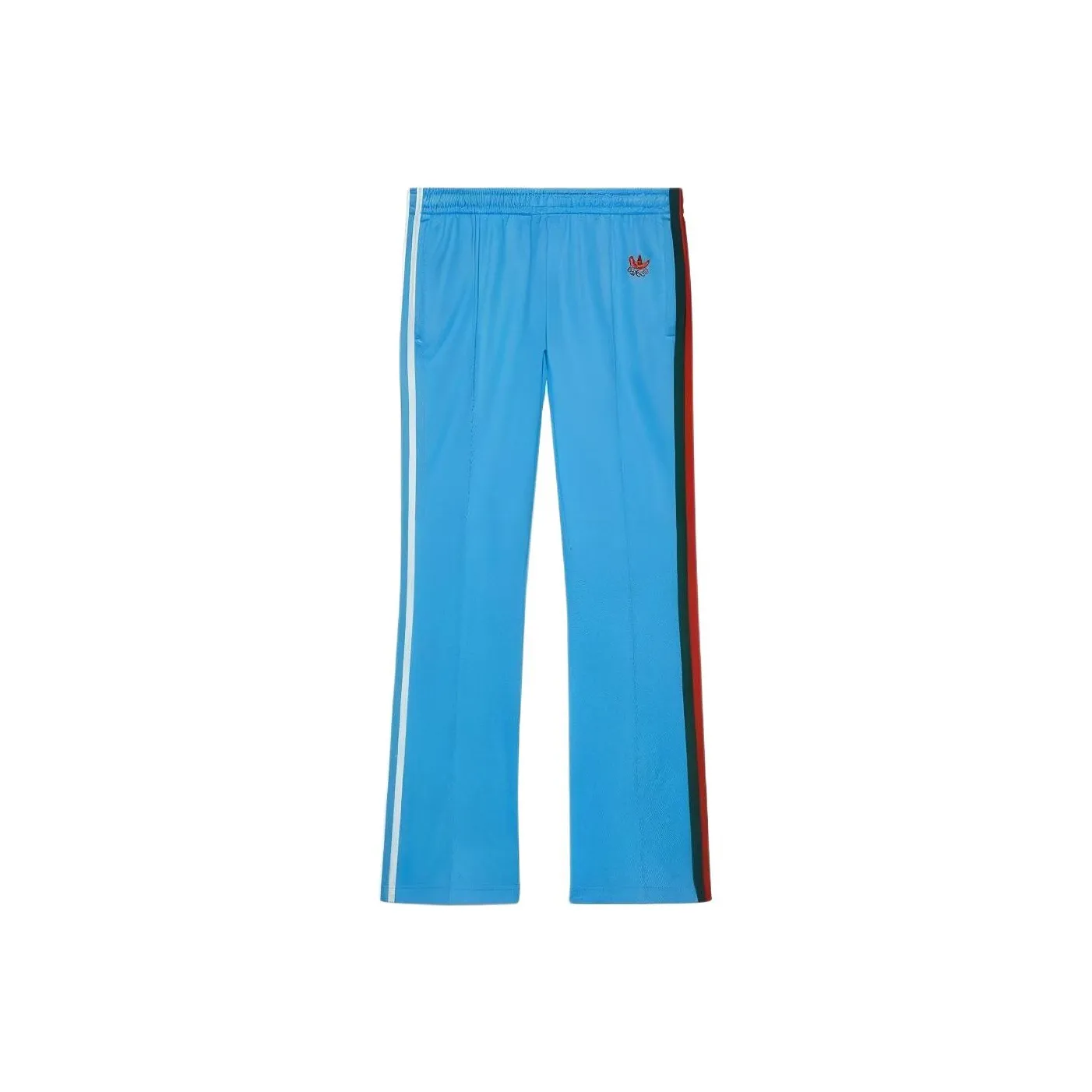 GUCCI X ADIDAS X GUCCI Co Брендированная Серия SS22 Вязаные Спортивные Штаны Мужские Светло-Синие