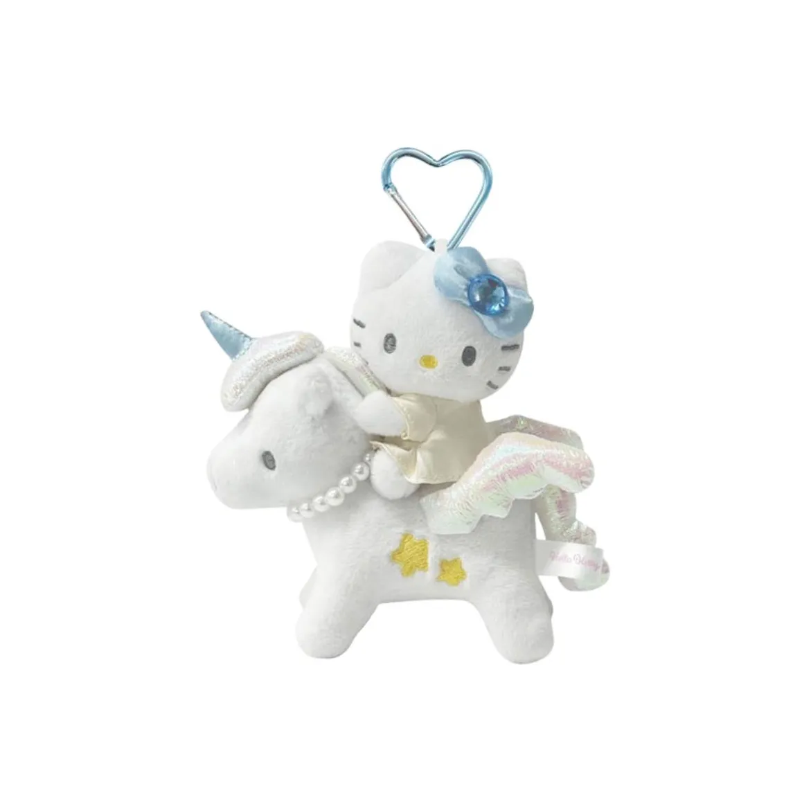 Sanrio Hello Kitty Charm Брелок Кукла Единорог Плюшевая Подвеска 12,4CM Рекомендуемый Рост