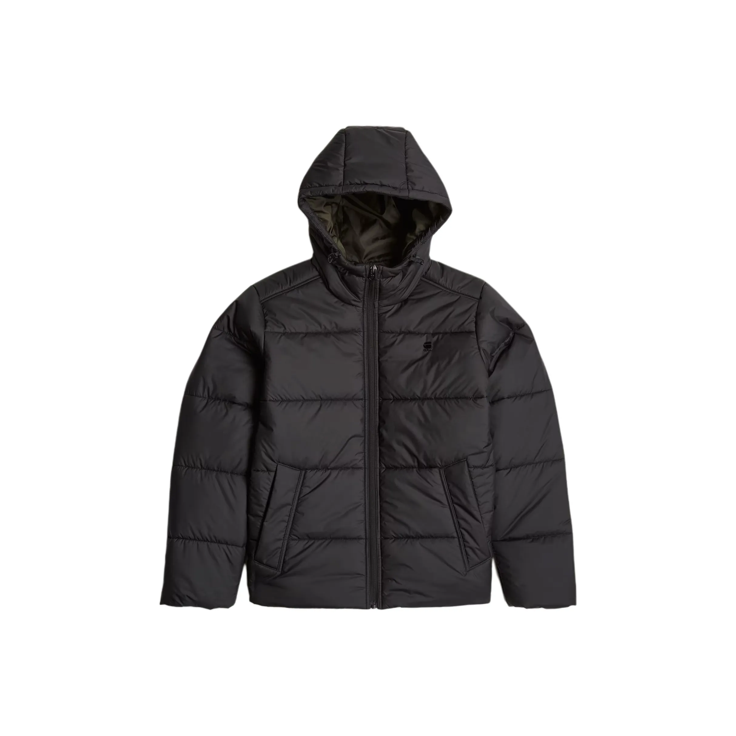 STAR RAW Пуховик Мужской Темно-Черный