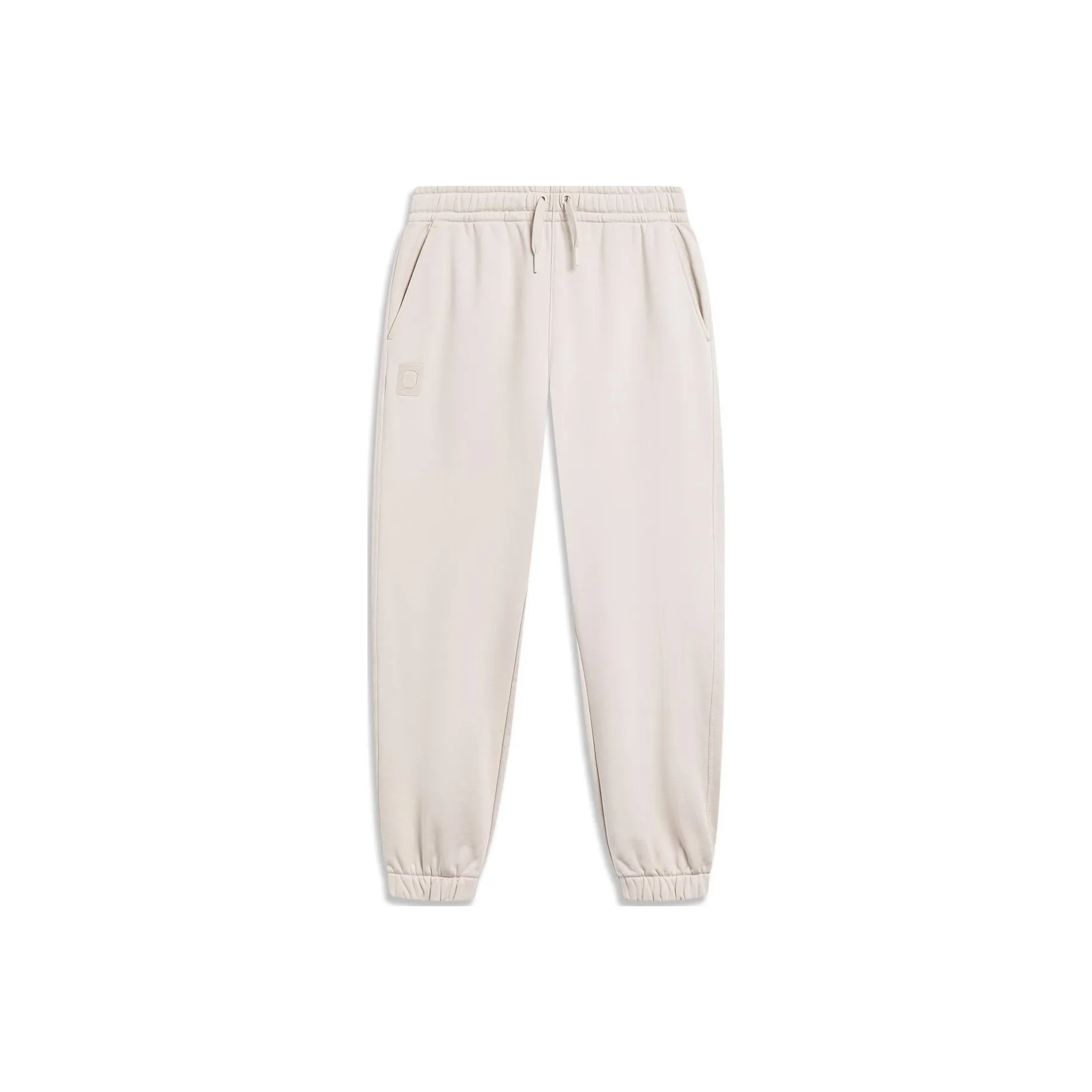 LINING Sports Trend Series Вязаные Тренировочные Штаны Мужские Лотос Белый