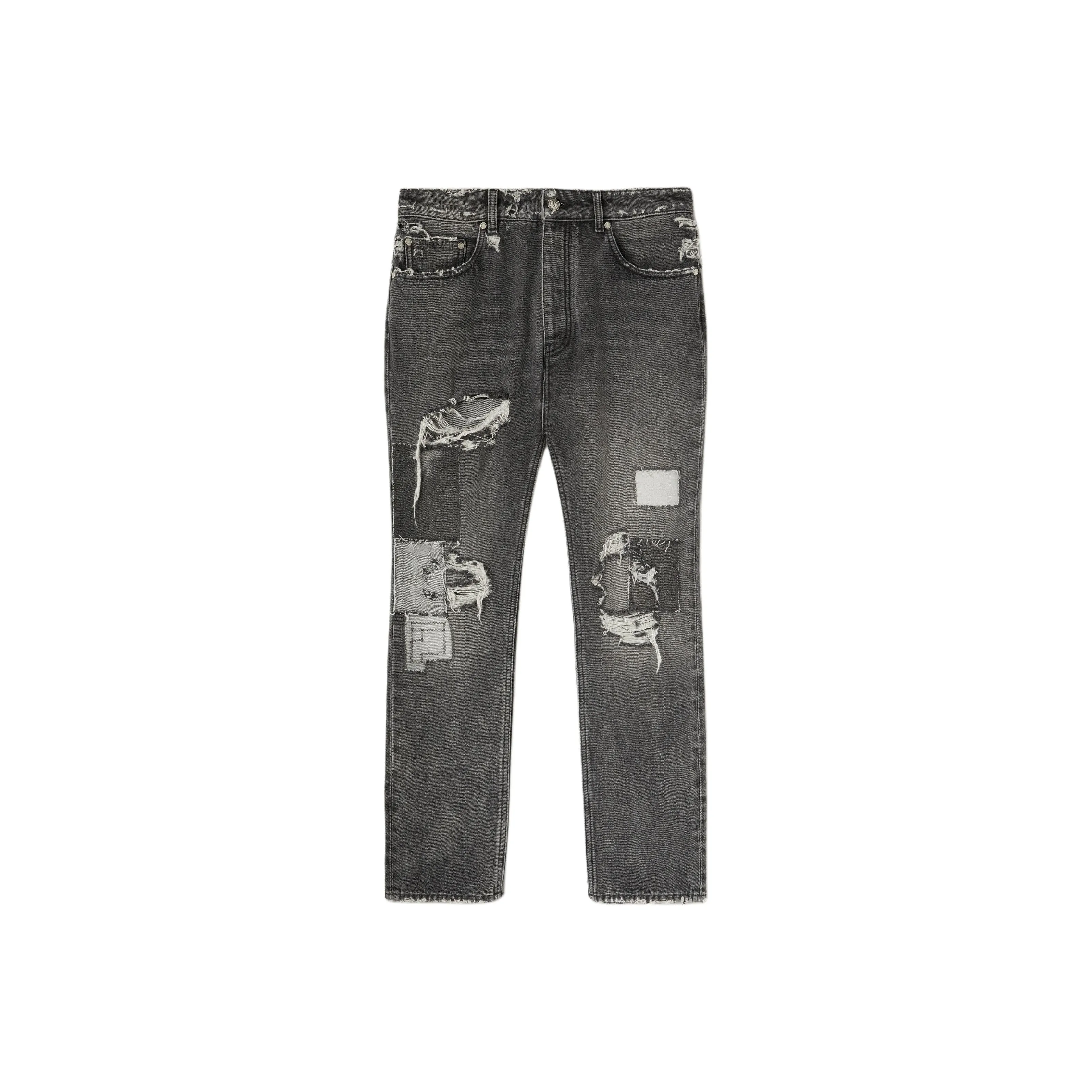 PALM ANGELS Distressed Straight leg Jeans
