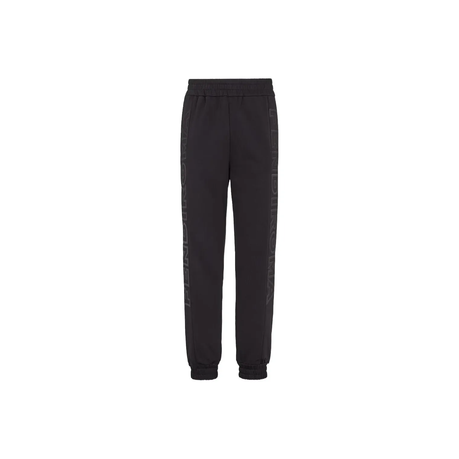 FENDI SS23 Knitted Fabric Casual Pants Men's Black