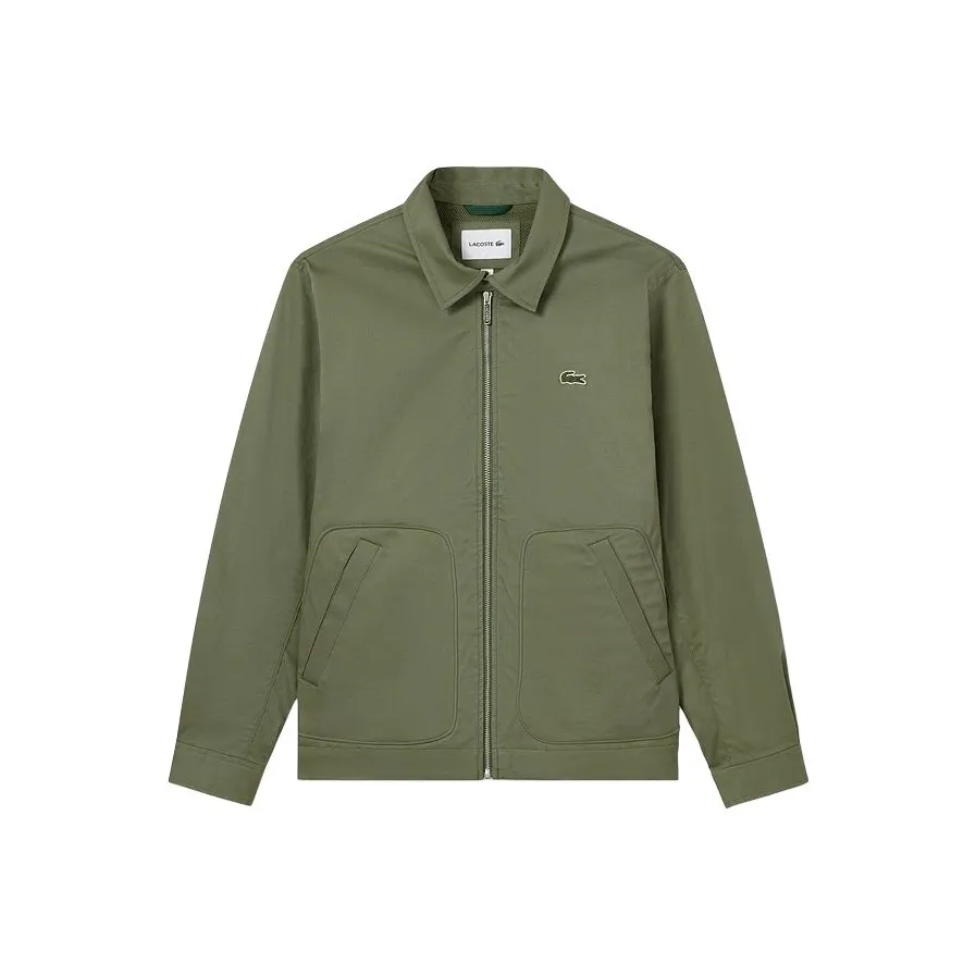 Куртки и пальто LACOSTE Collaboration Мужские Хаки Зеленый