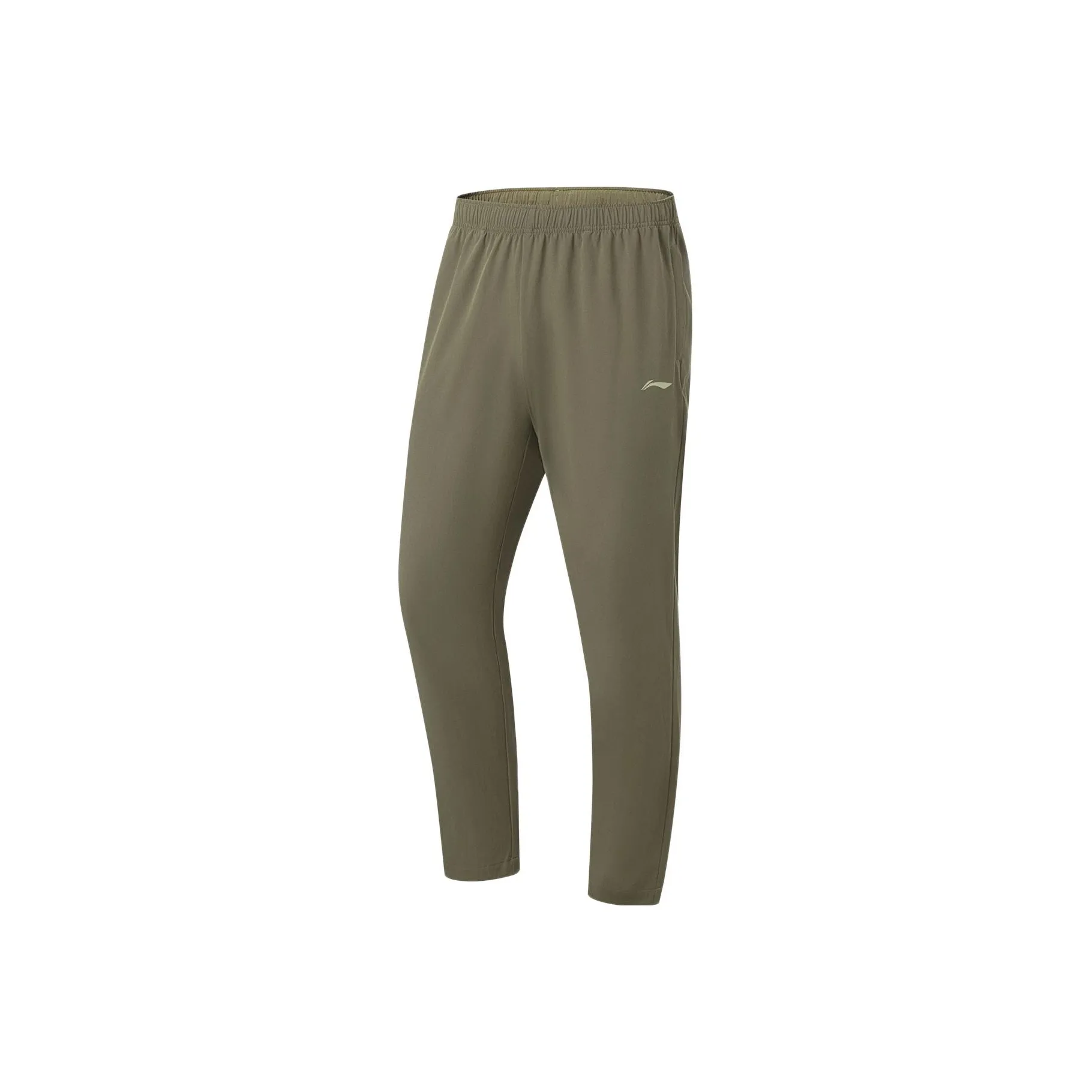 LiNing Fitness Series Knitted Sports Pants Men's Army Sail Green