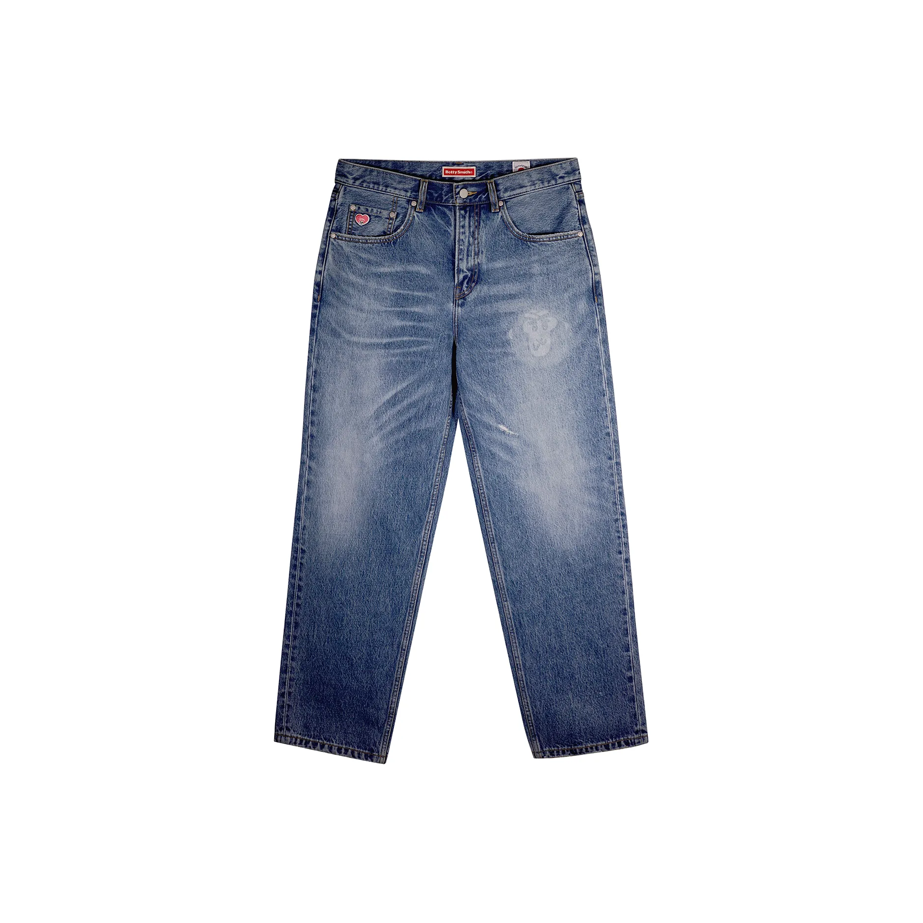 Betty Smith Jeans Unisex Medium Blue