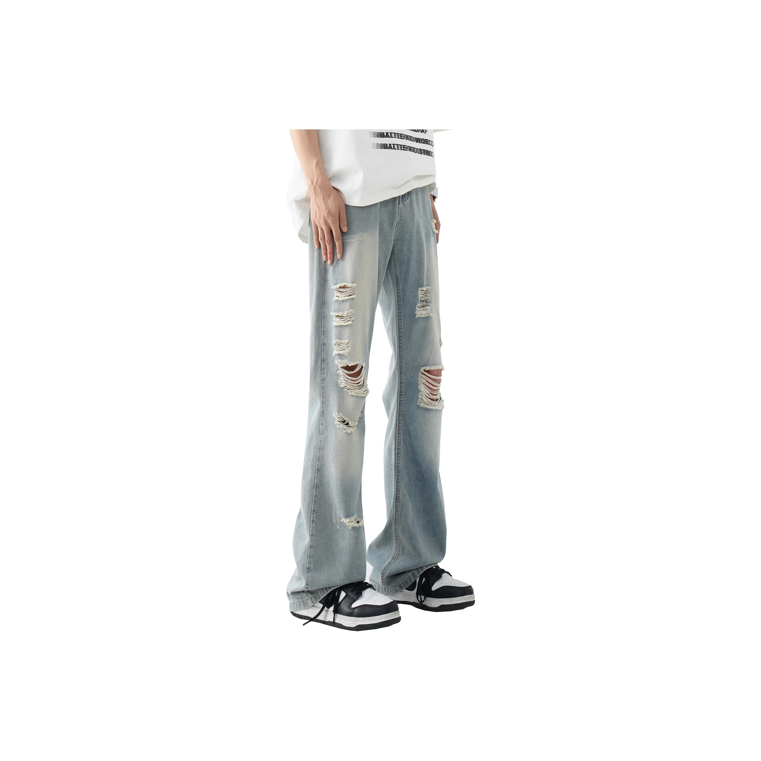 LA'T.WEEKEND jeans Assn Unisex Light Blue