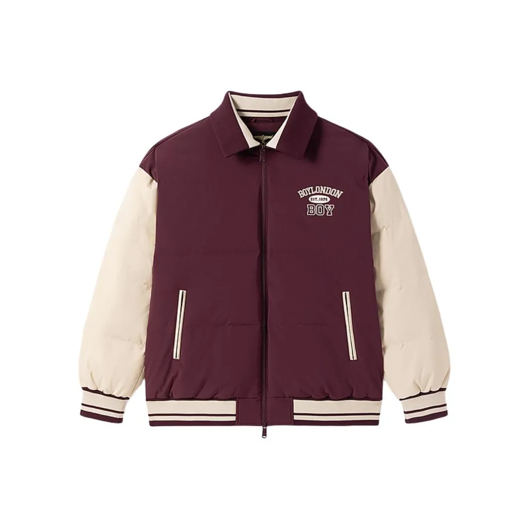 Boy London Новый год Пуховик Унисекс Бордовый