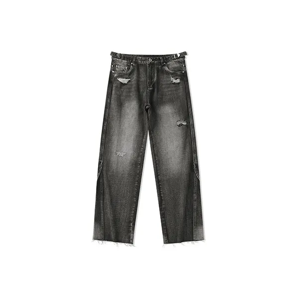 LAMLICKA Черные Унисекс Джинсы