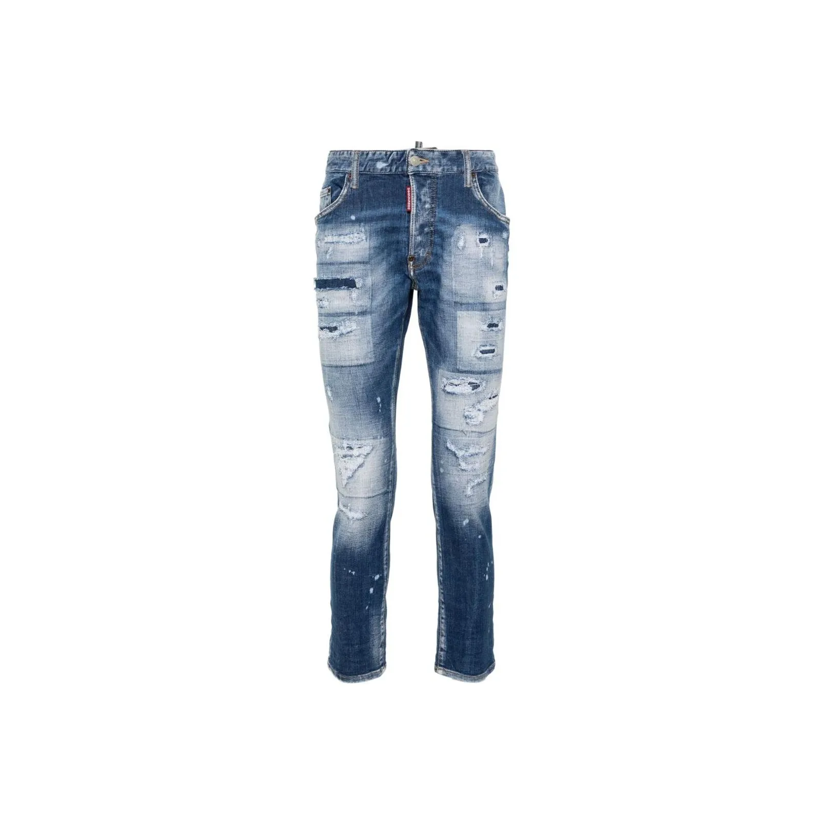 Dsquared2 Ripped Detailed Skinny Jeans