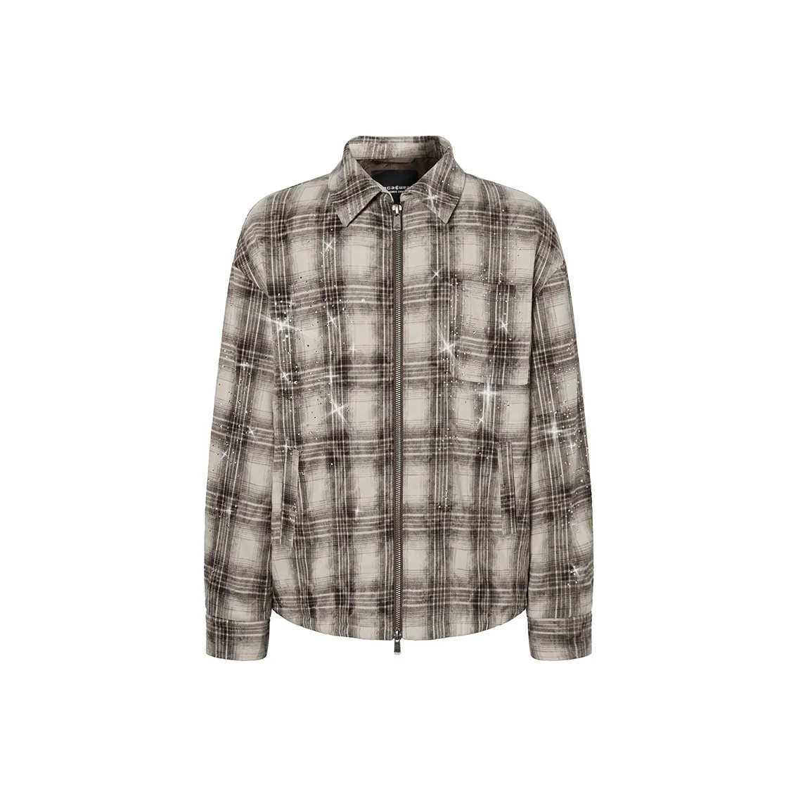 ROCAWEAR Хлопковый пуховик унисекс кофейного цвета