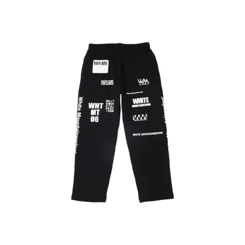 White Mountaineering Черные Унисекс Повседневные Брюки